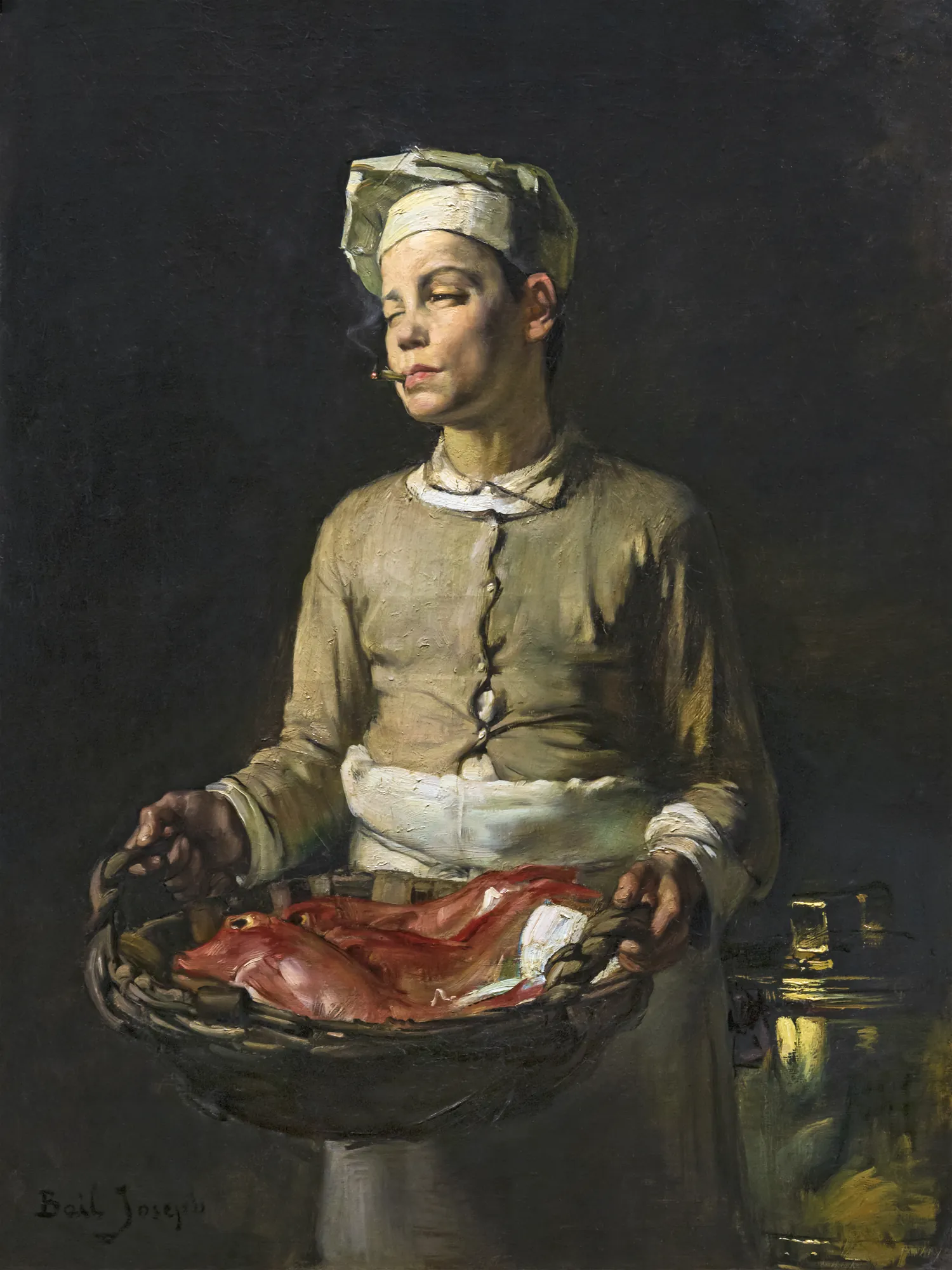 The Scullery Boy with Red Mullets