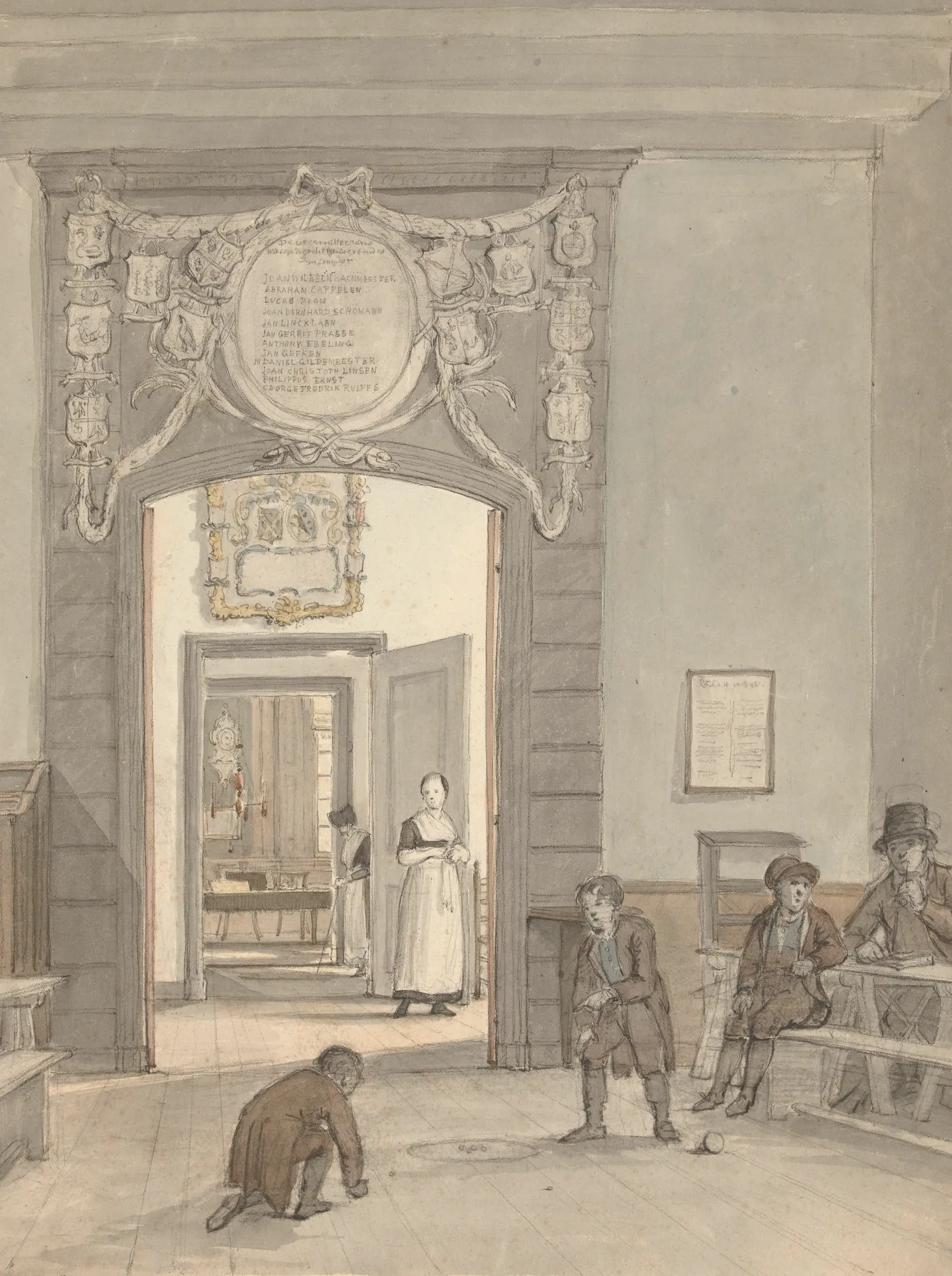 The Herenkamer of the Lutheran Orphanage, Amsterdam
