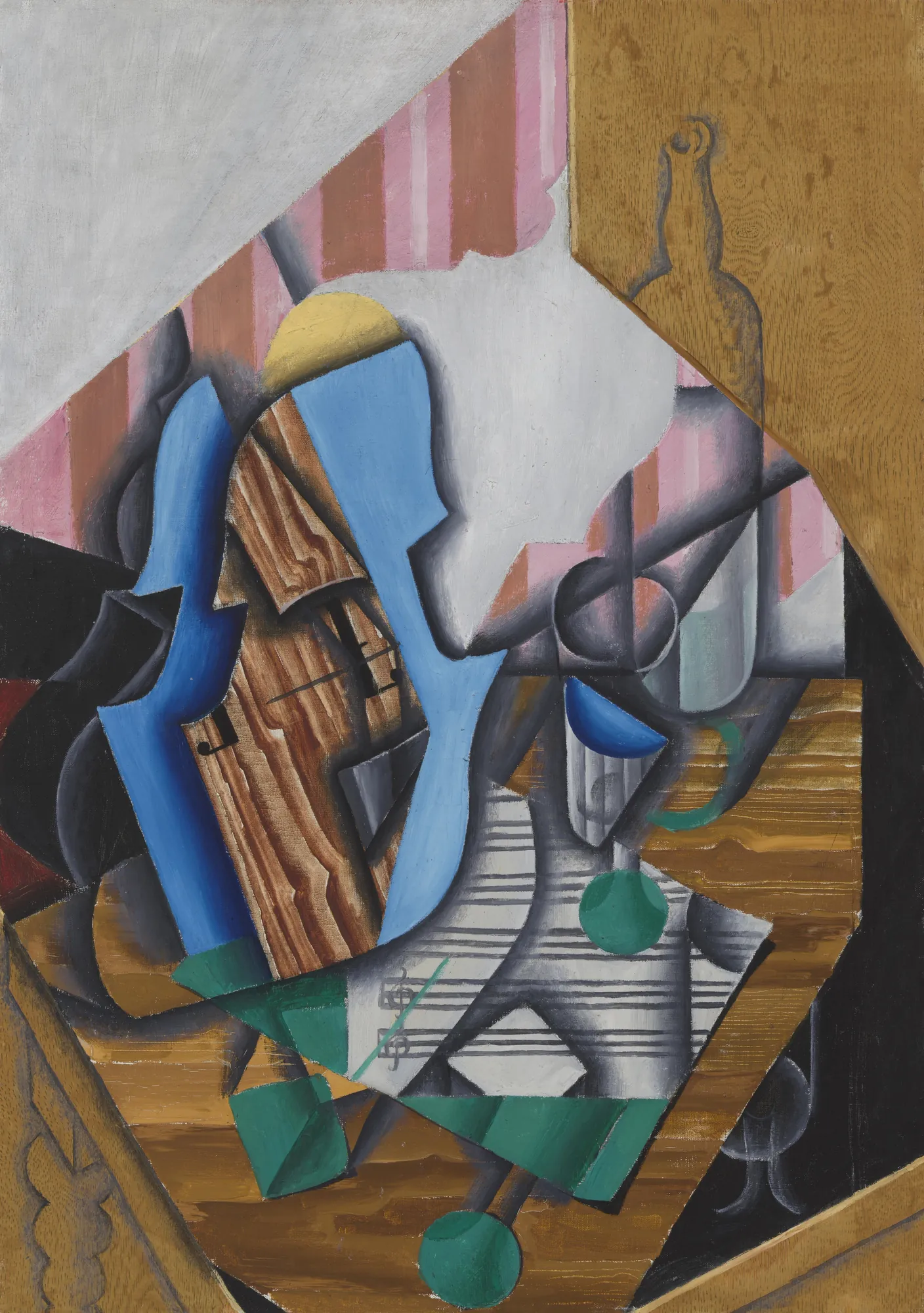 Still Life with Violin and Music Sheet