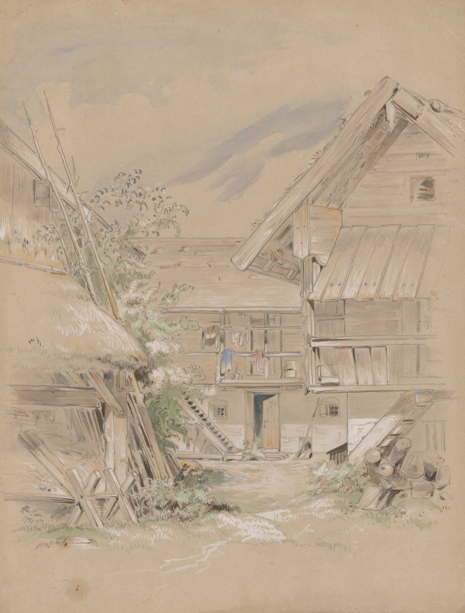 Corner of a Village Yard