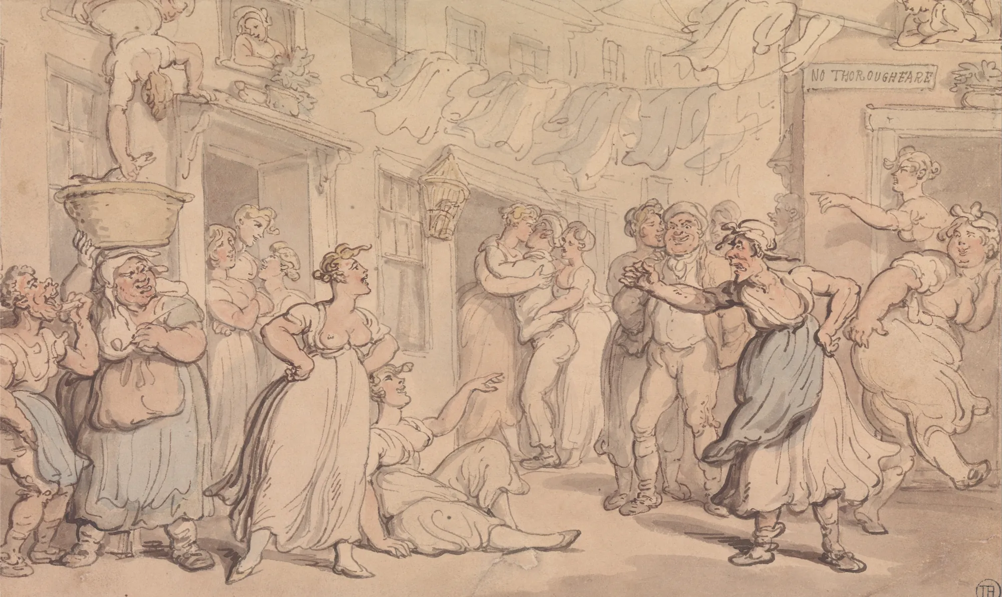 Angry Scene in a Street