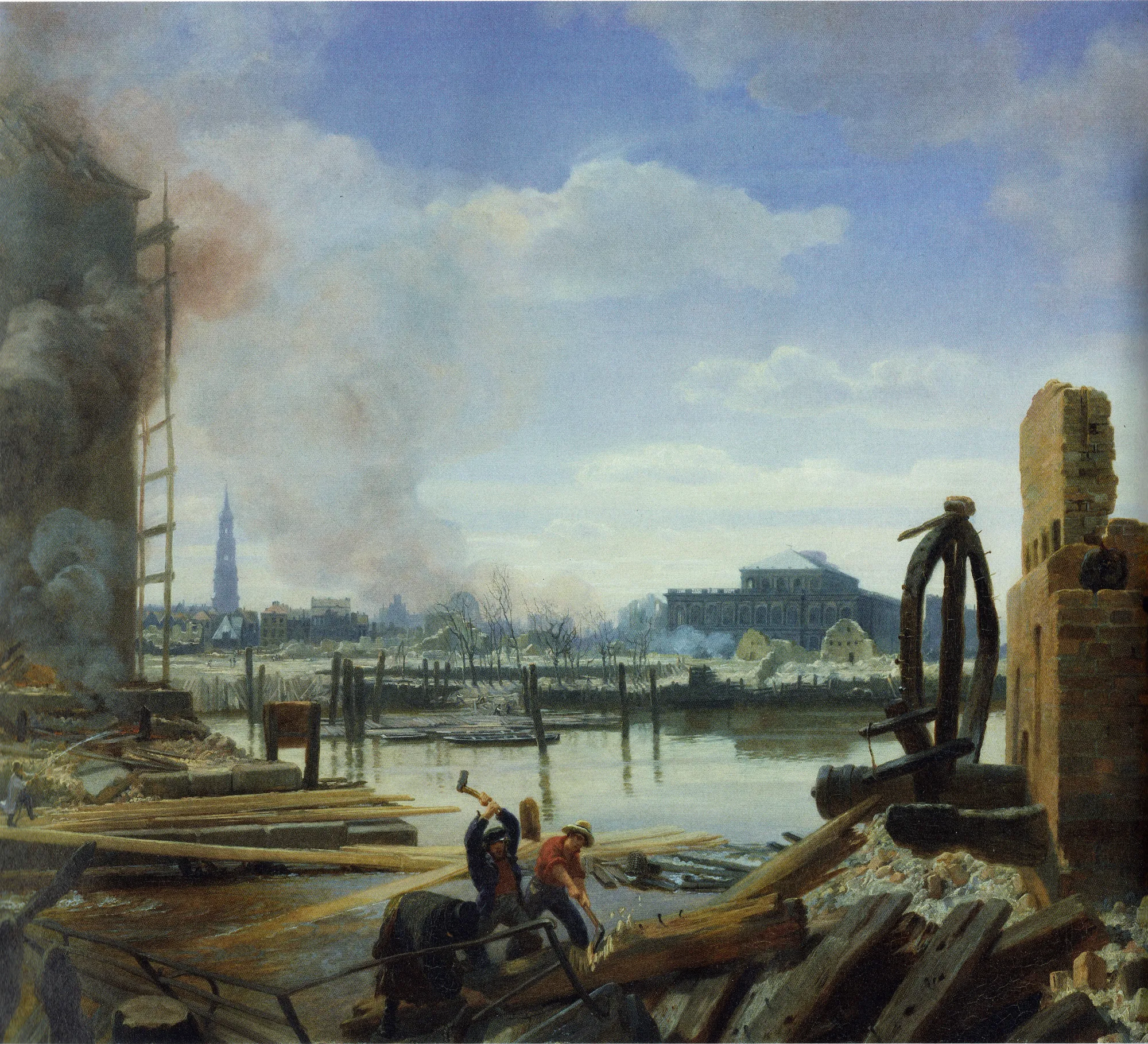 Hamburg after the Fire of 1842