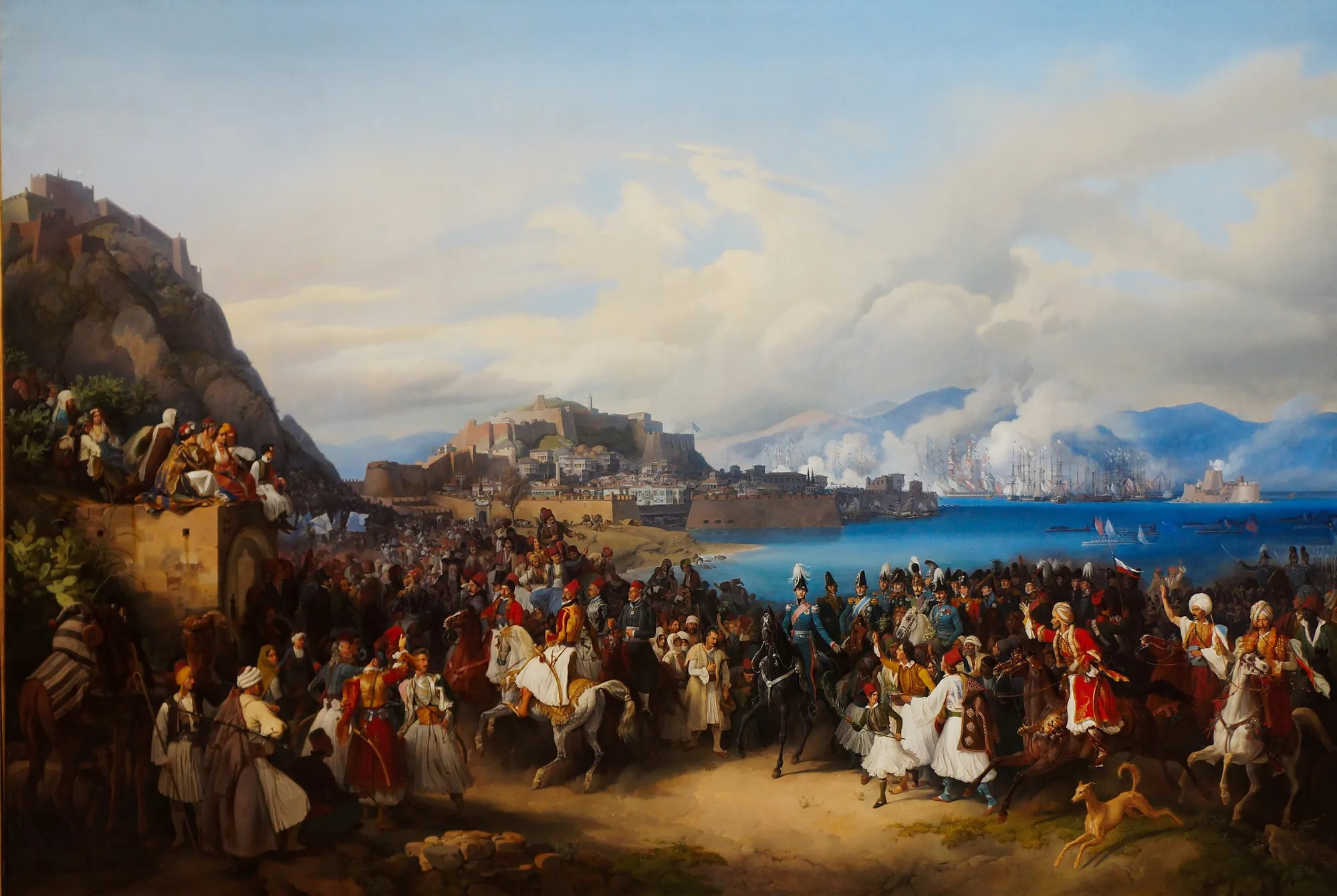 The Entry of King Othon of Greece into Nauplia