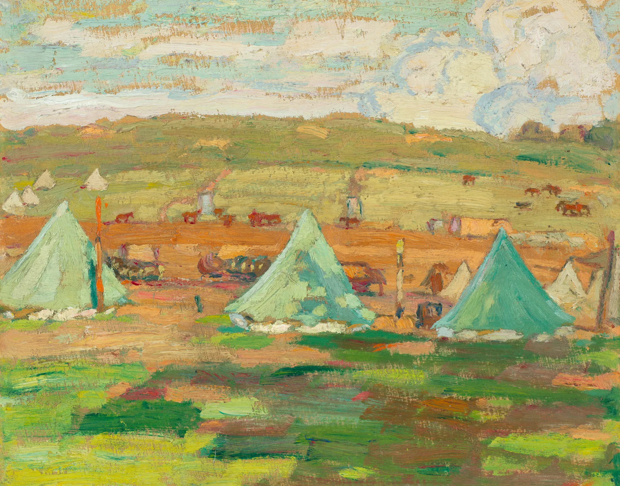 Camp near Saint-Eloi