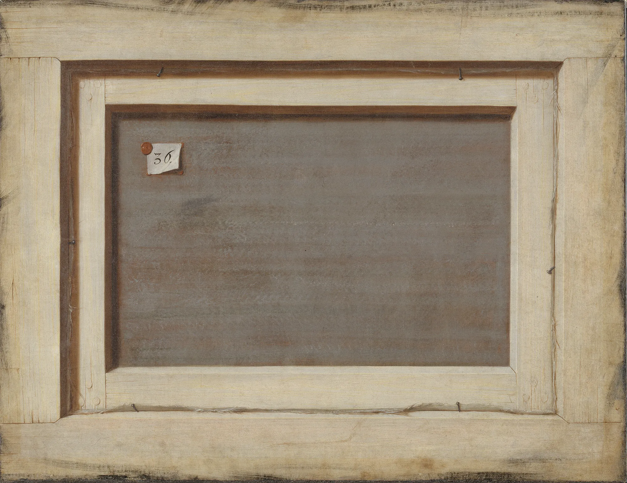 Trompe l'oeil: The Reverse of a Framed Painting