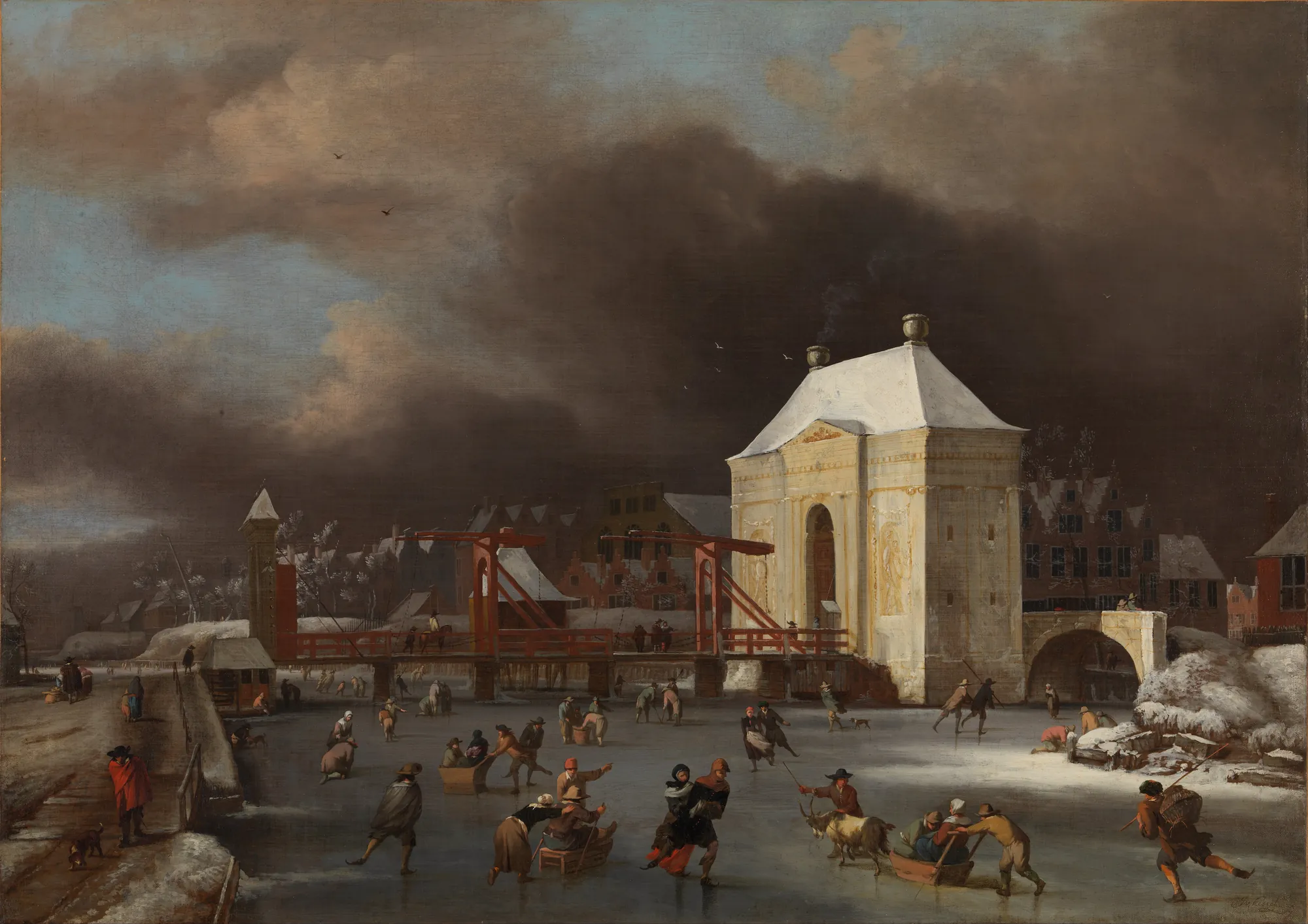 By the Heilige Wegs Poort in Amsterdam