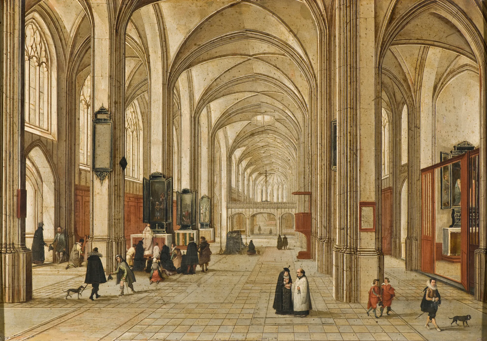 Interior of a Gothic Church