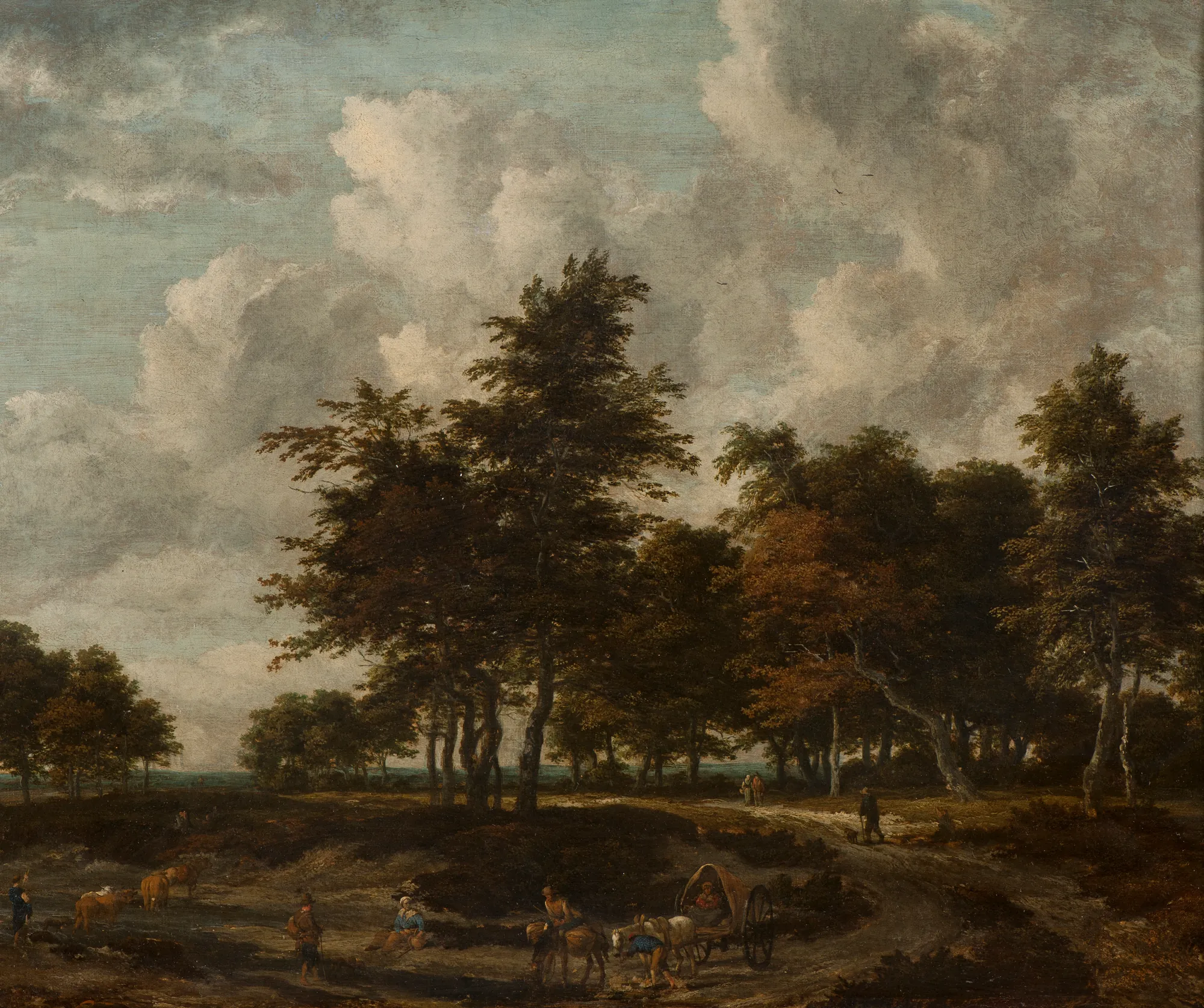 Road through a Grove