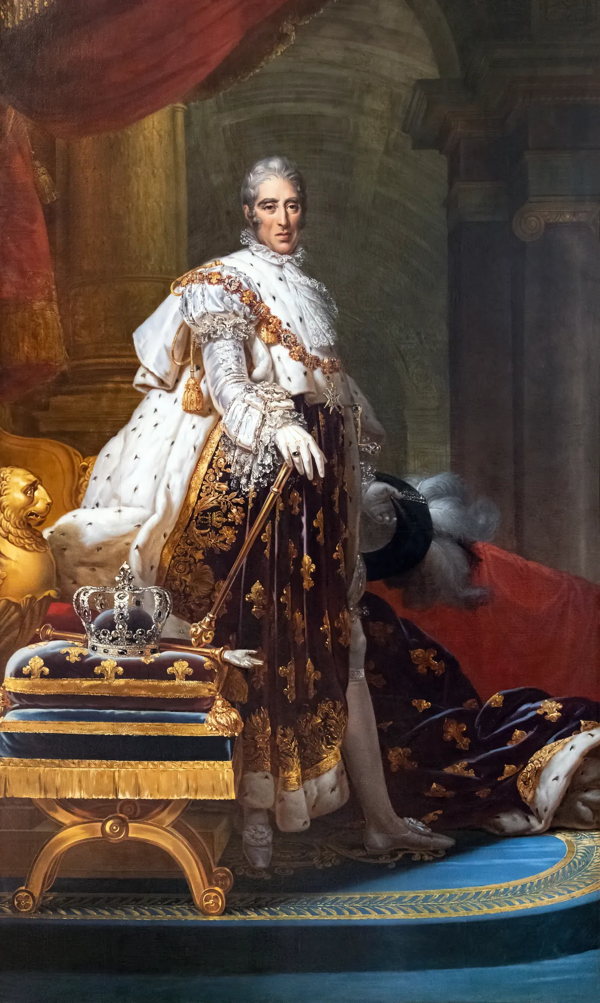 Portrait de Charles X (en costume de sacre)