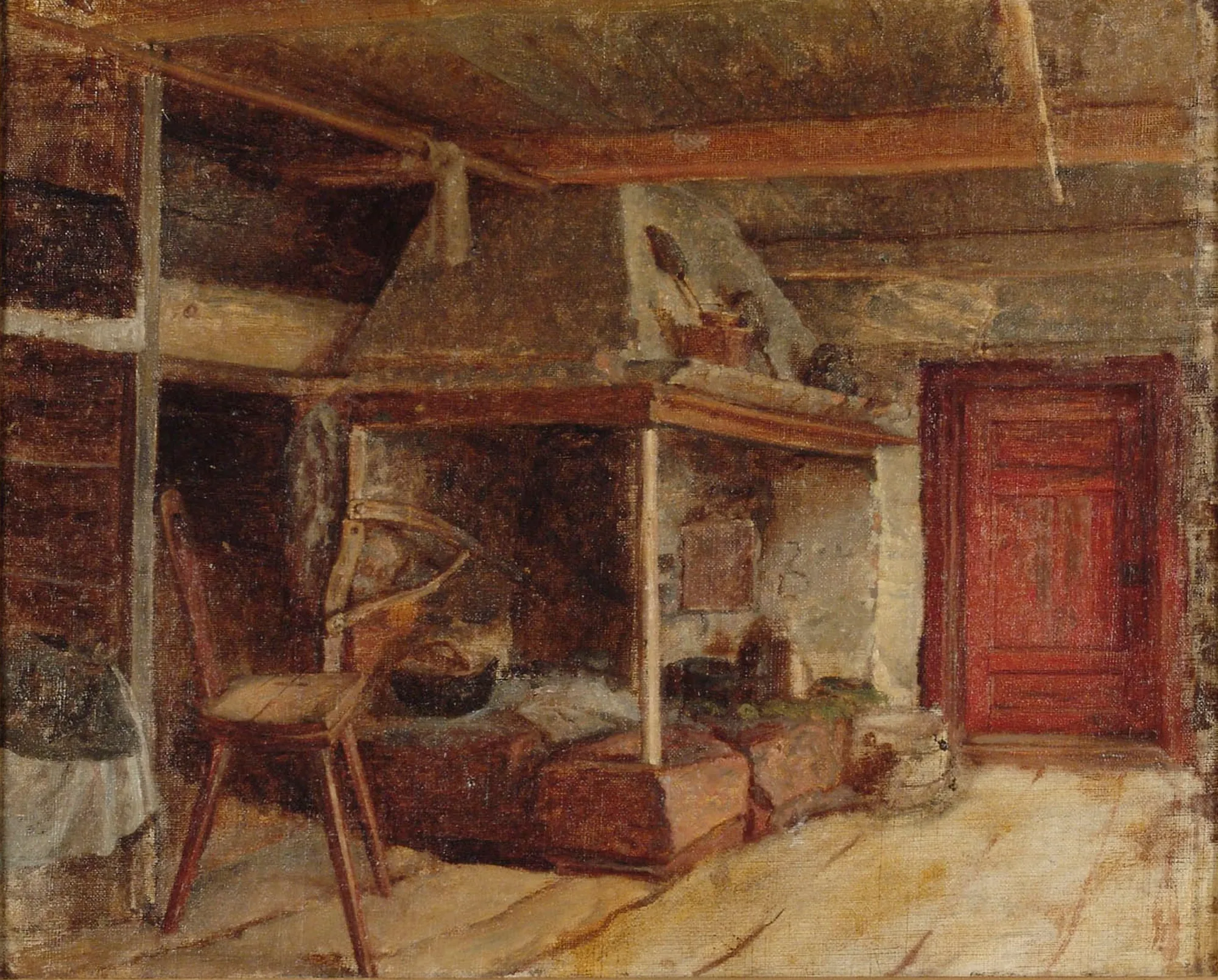 Interior of a Cottage in Åland