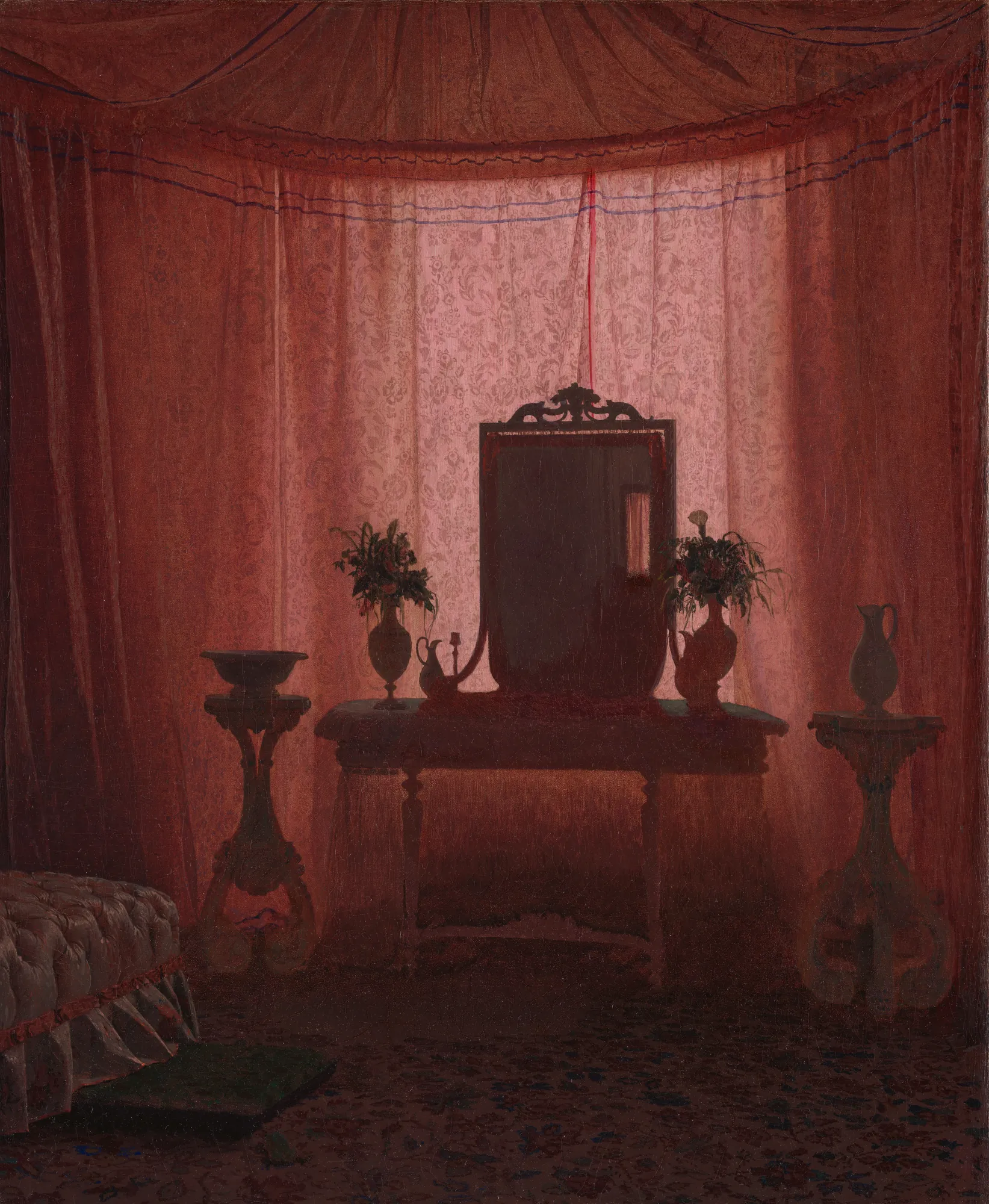 A Bedroom in Bernstorff Palace near Copenhagen