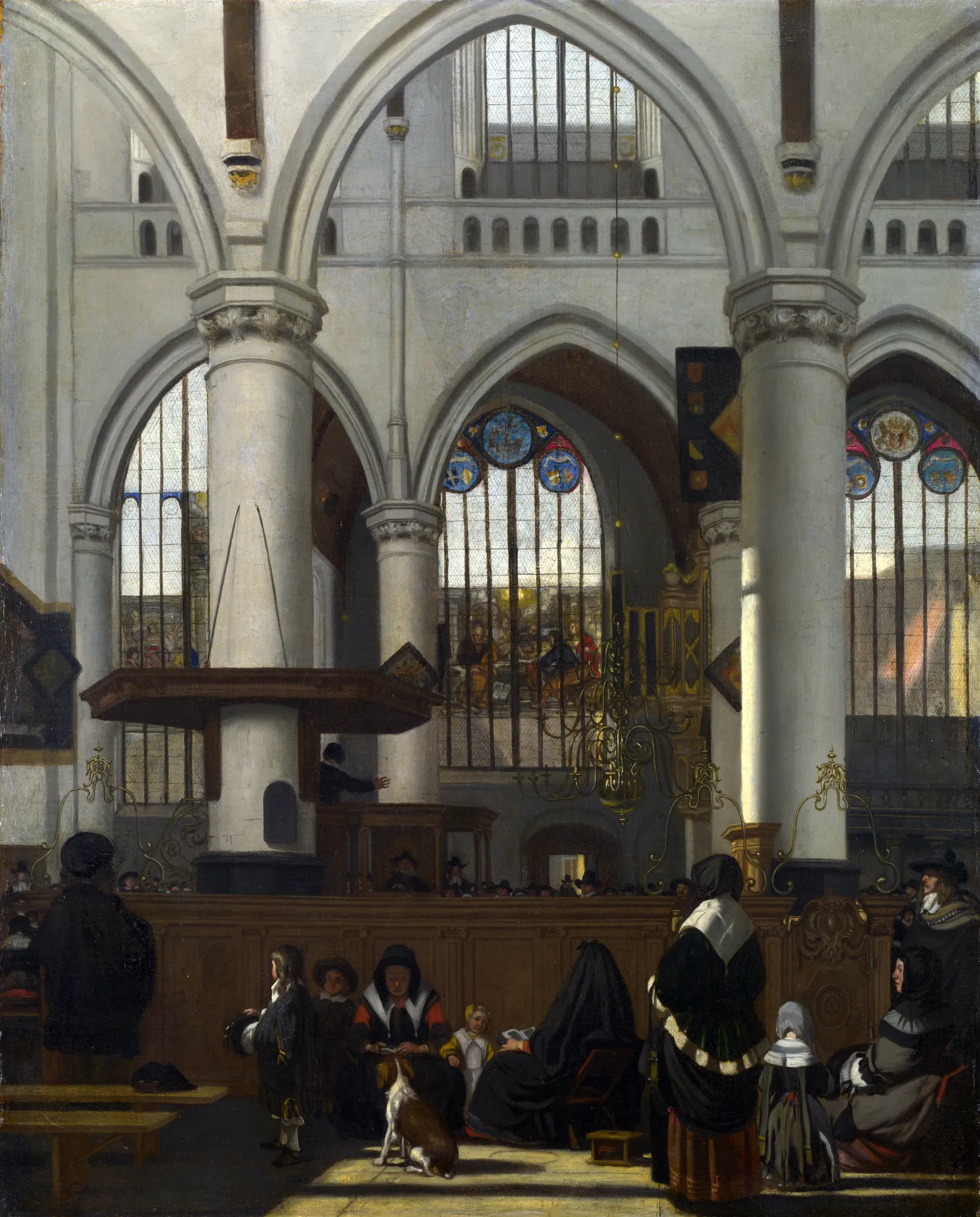 The Interior of the Oude Kerk, Amsterdam