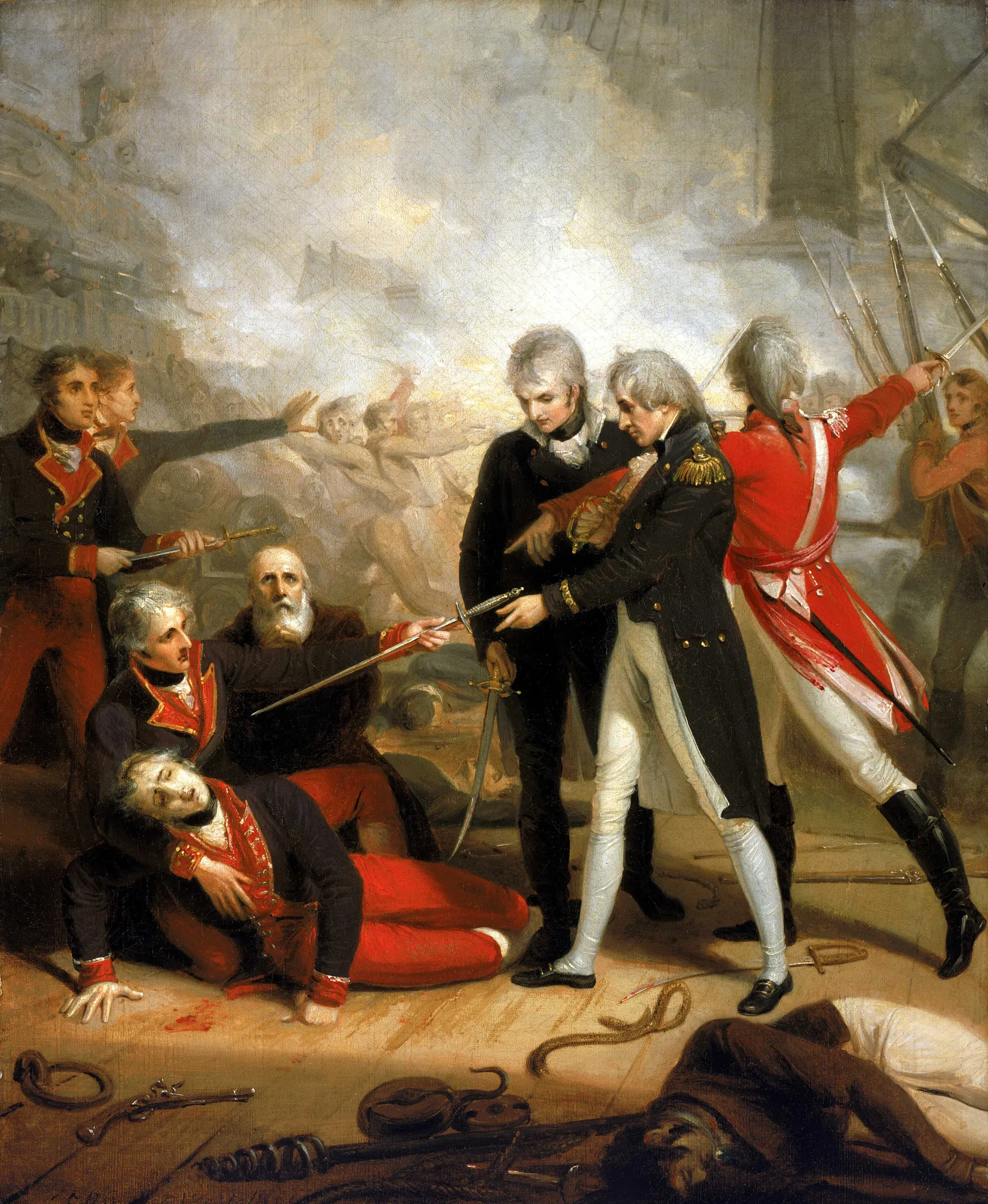 Nelson Receiving the Surrender of the San Nicolas, 14 February 1797