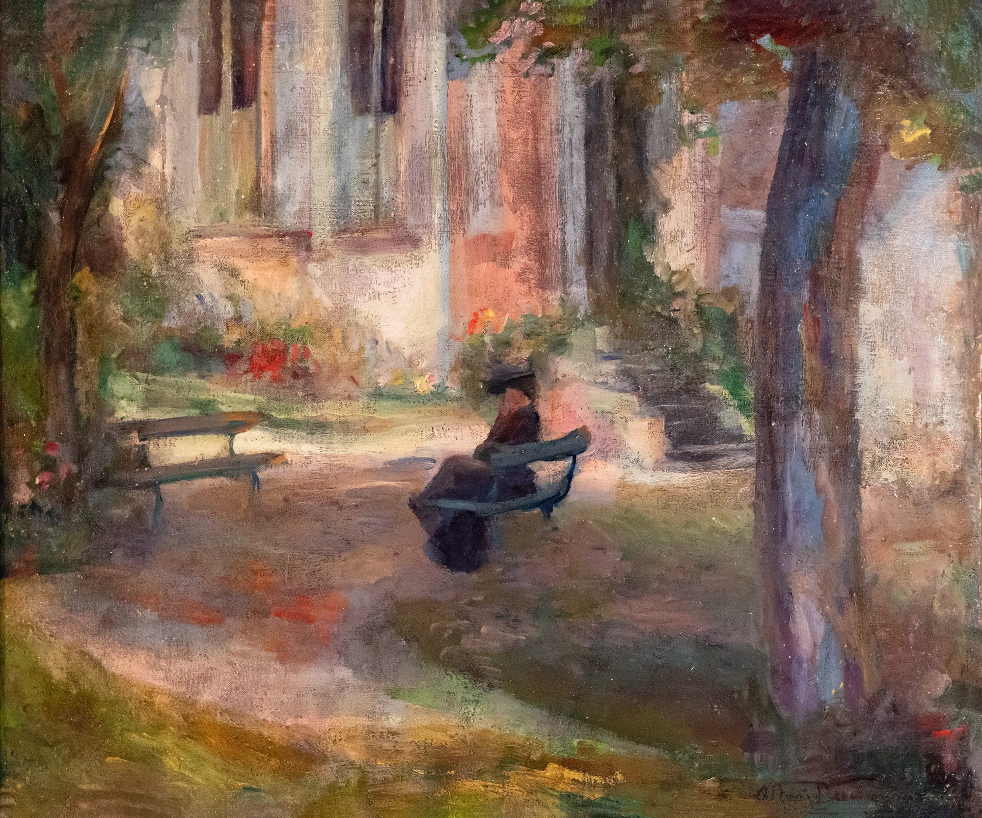 Woman in a Park