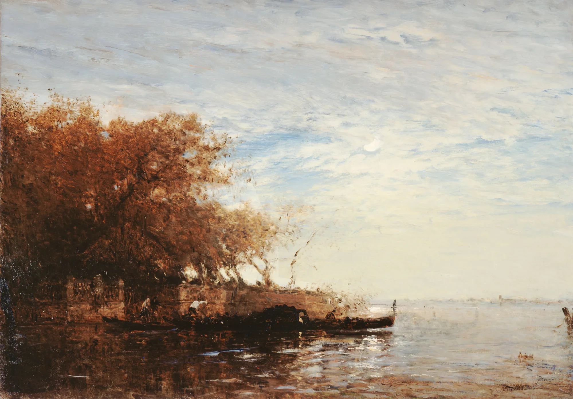 Venice: The French Garden by Moonlight