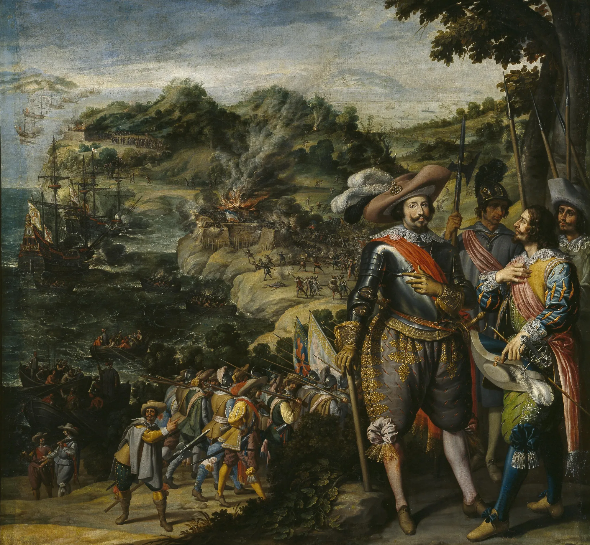 The Recovery of the Island of San Cristóbal by Don Frederic of Toledo