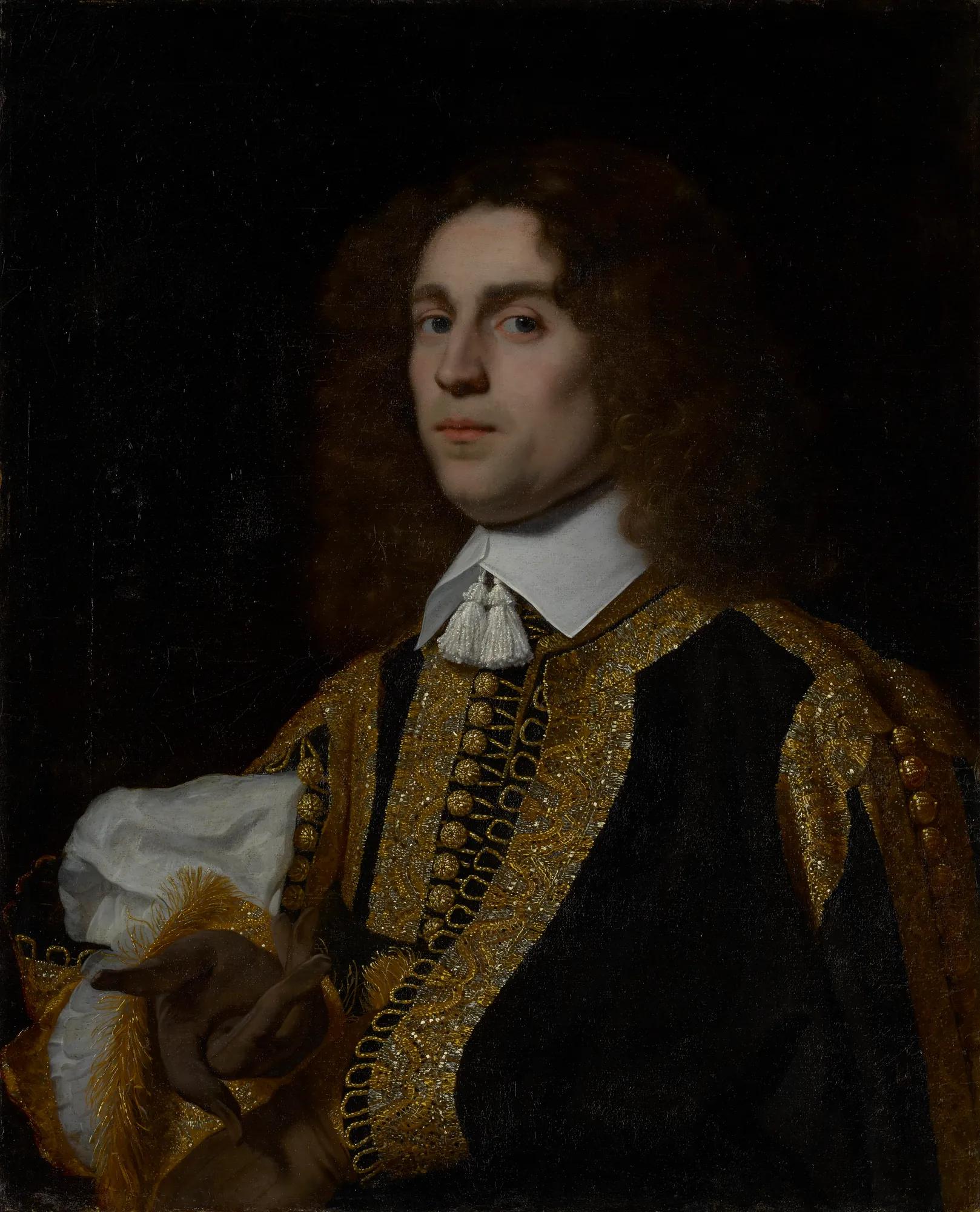 Portrait of a Young Man in Military Costume