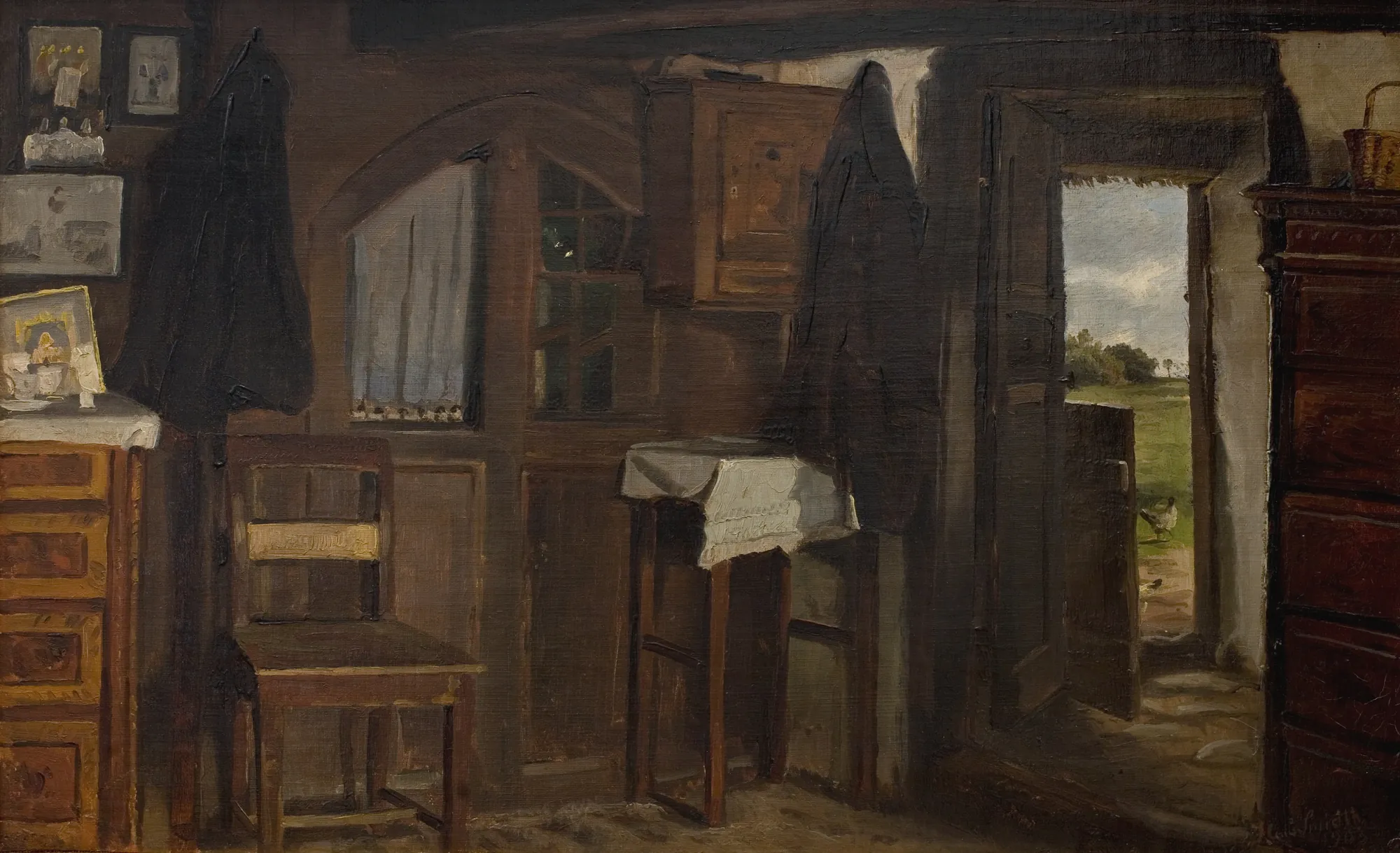 Interior of a Farmhouse (Interiør fra et bondehus)