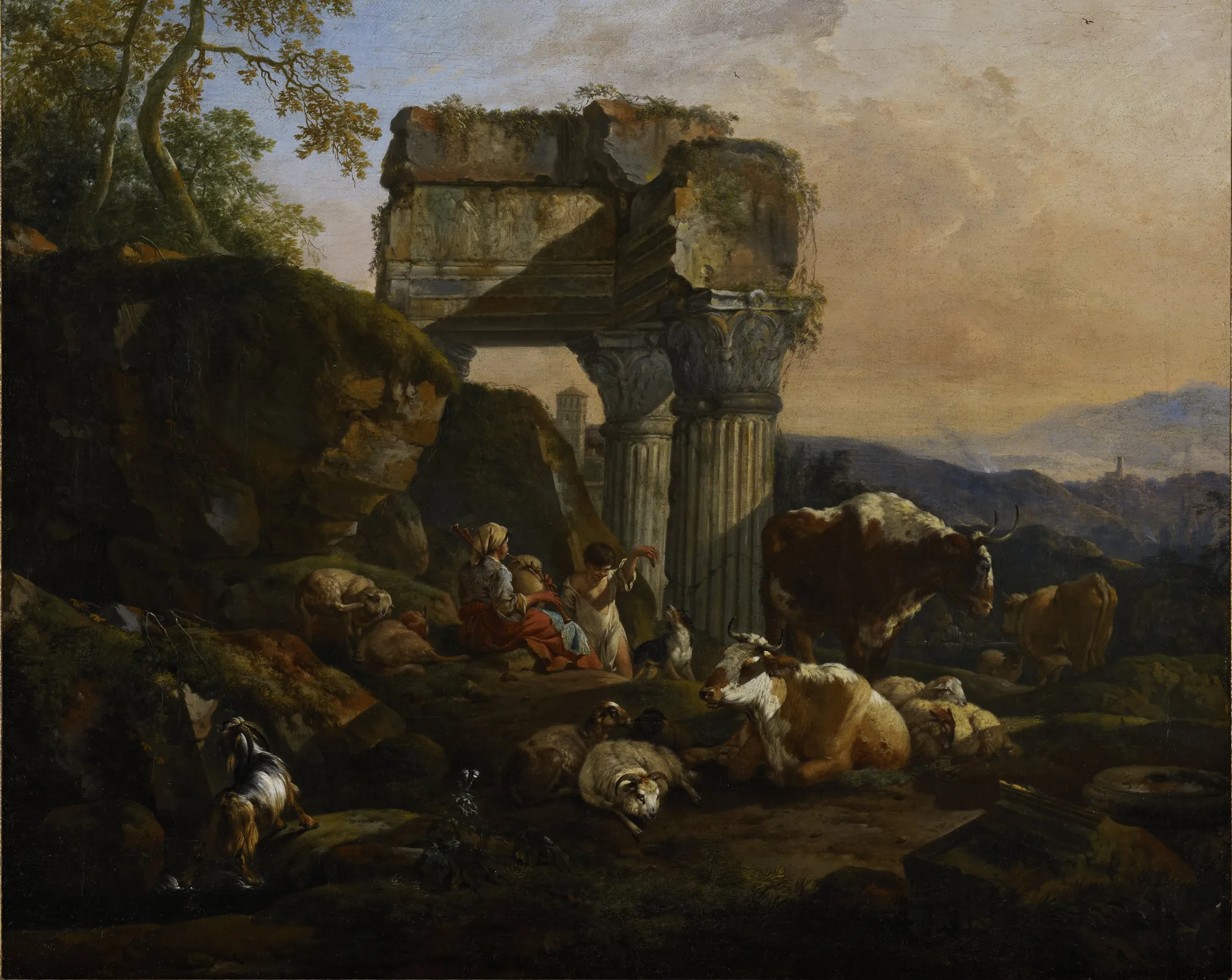 Roman Landscape with Cattle and Shepherds