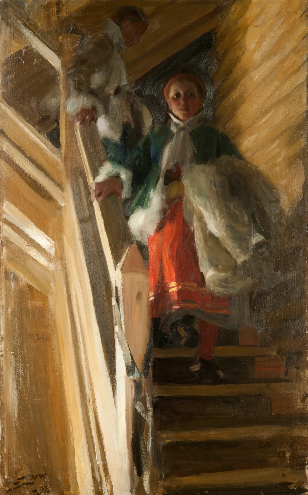 On the Attic Stairs