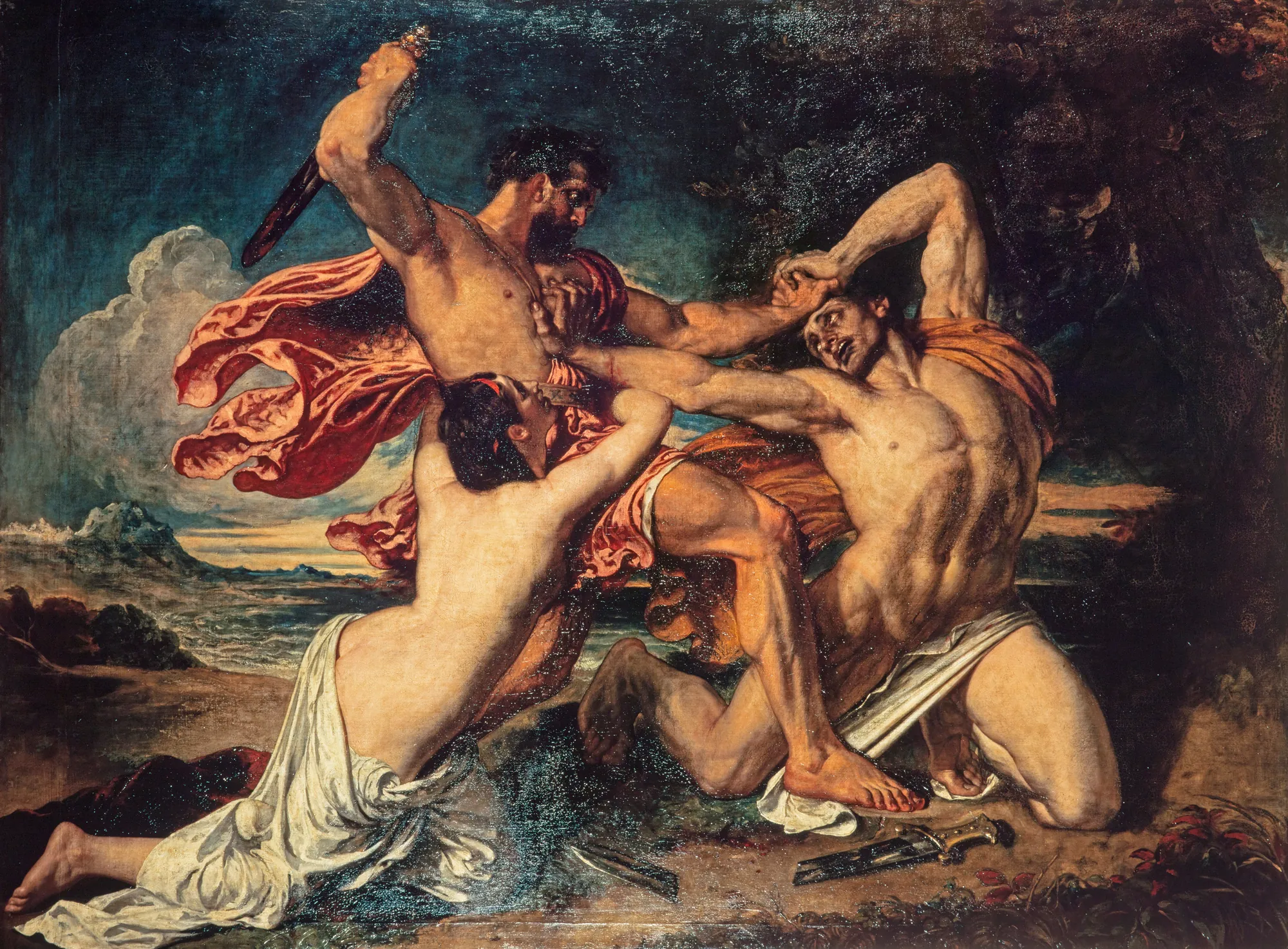 The Combat: Woman Pleading for the Vanquished