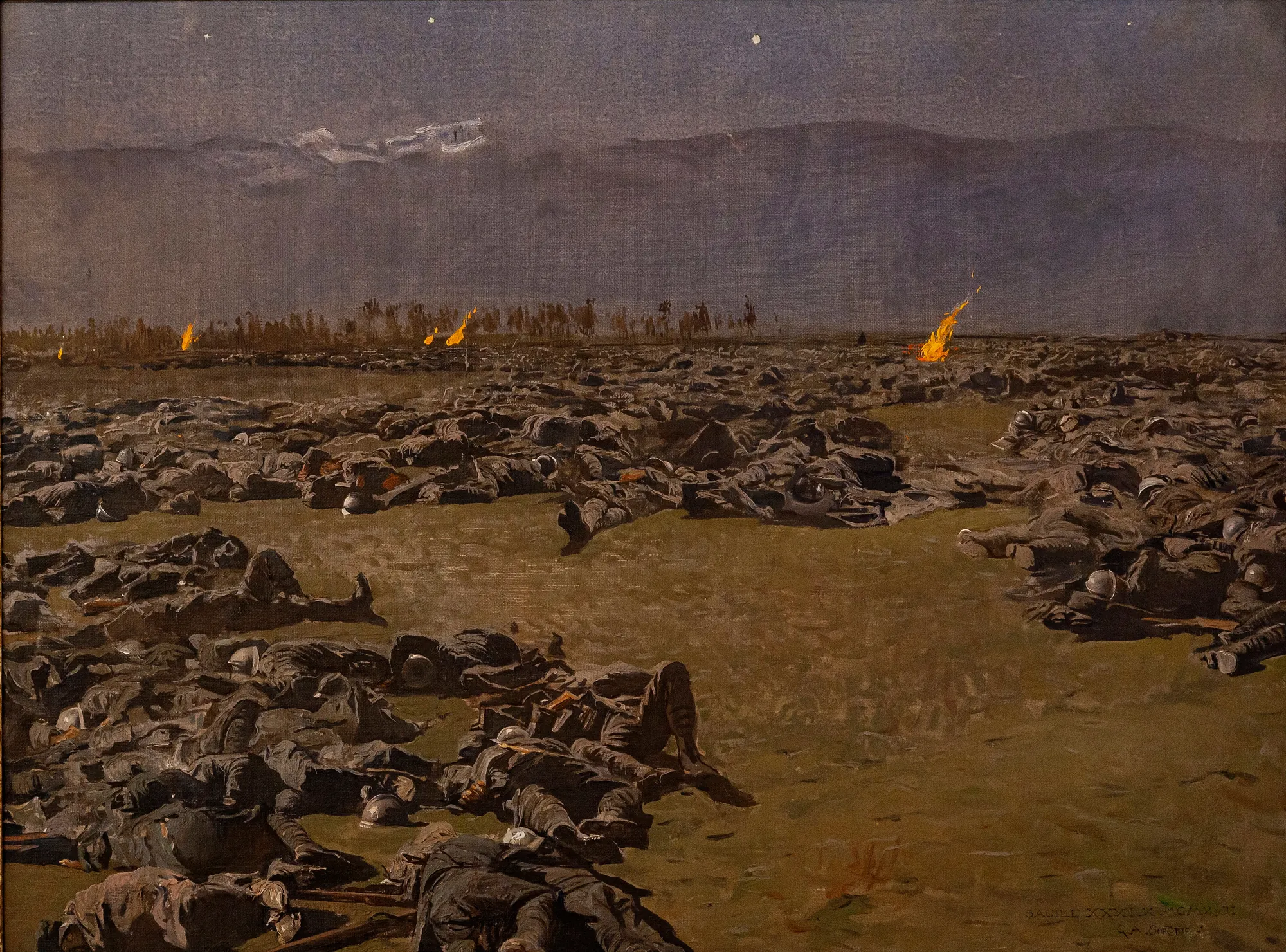 Soldiers Resting at Night, Sacile