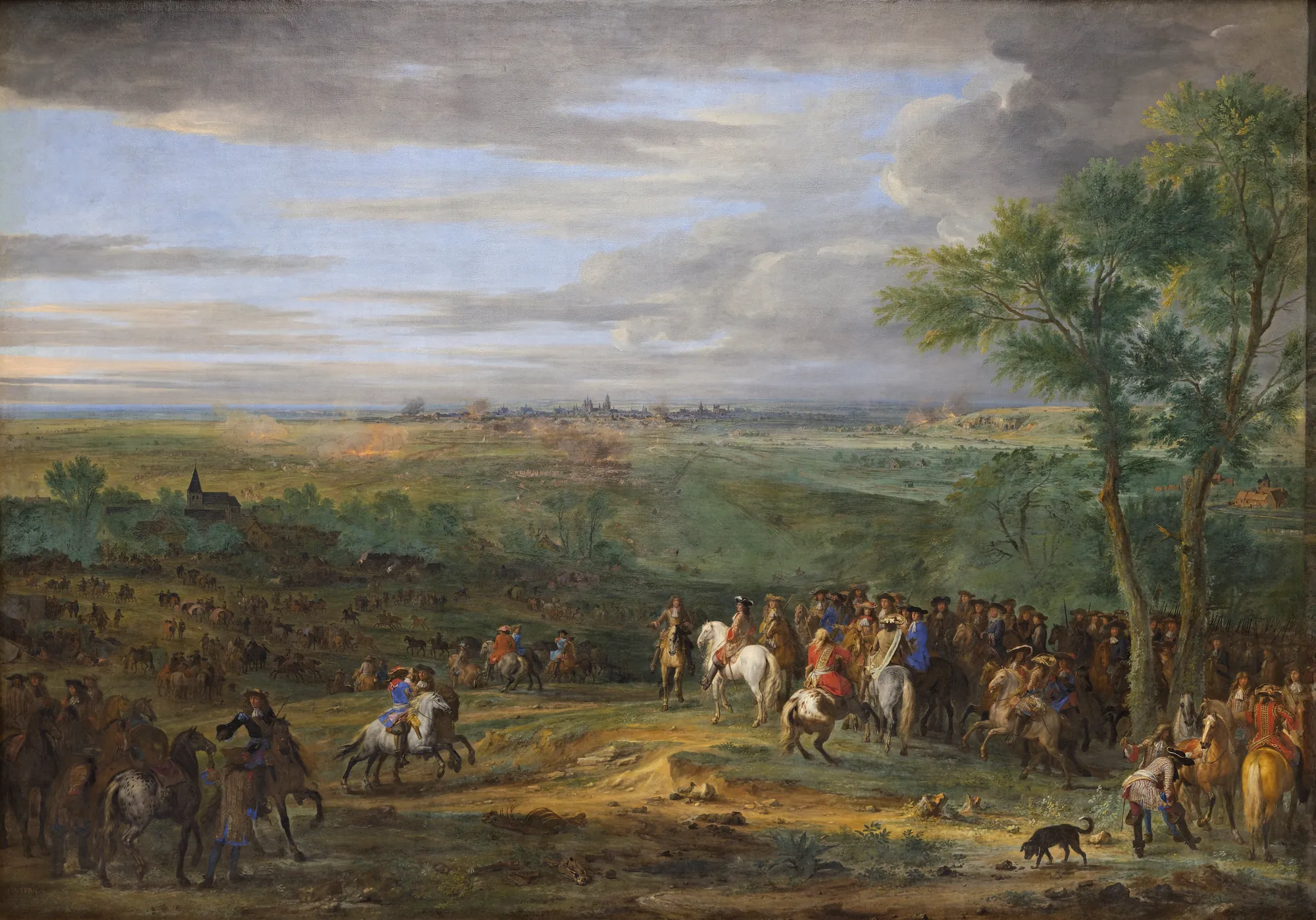 Arrival of Louis XIV at the Army Camp near Maastricht
