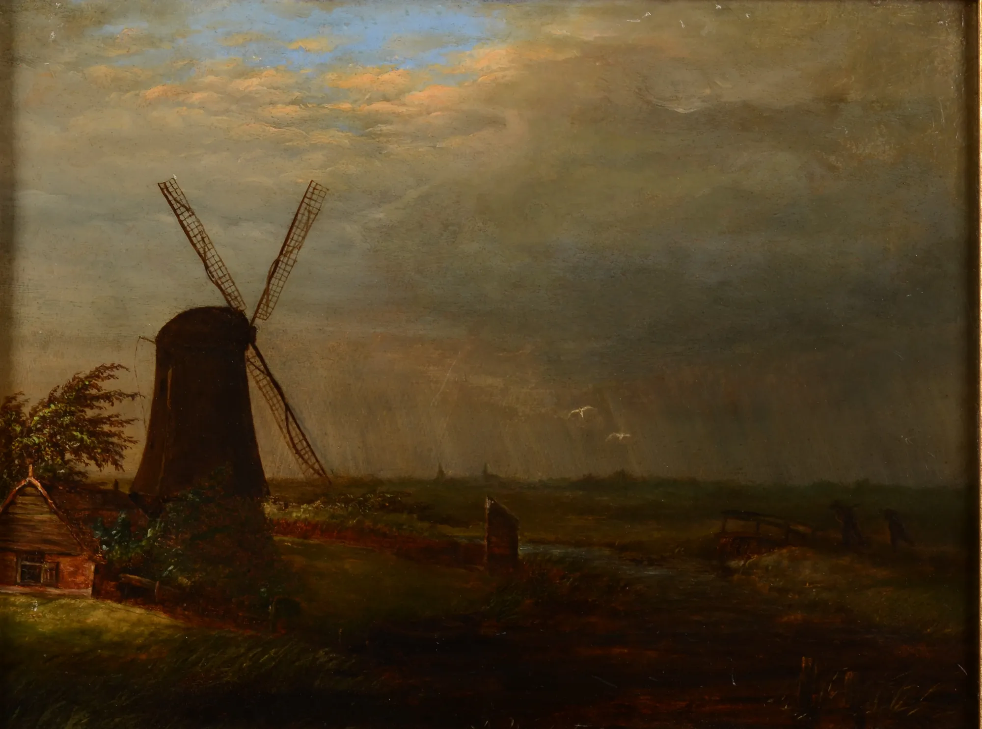 Landscape with Windmill in an Approaching Storm