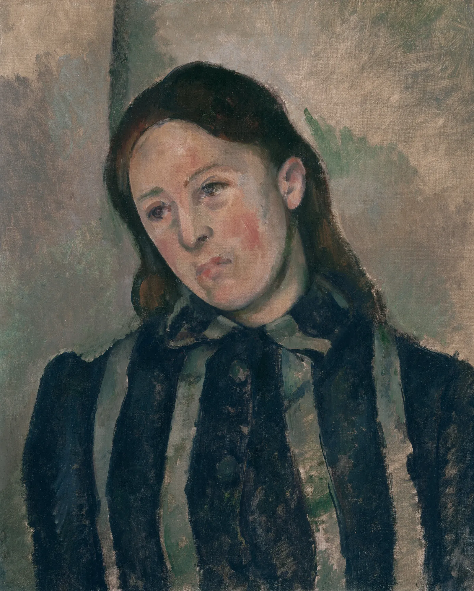 Portrait of Madame Cézanne with Loosened Hair