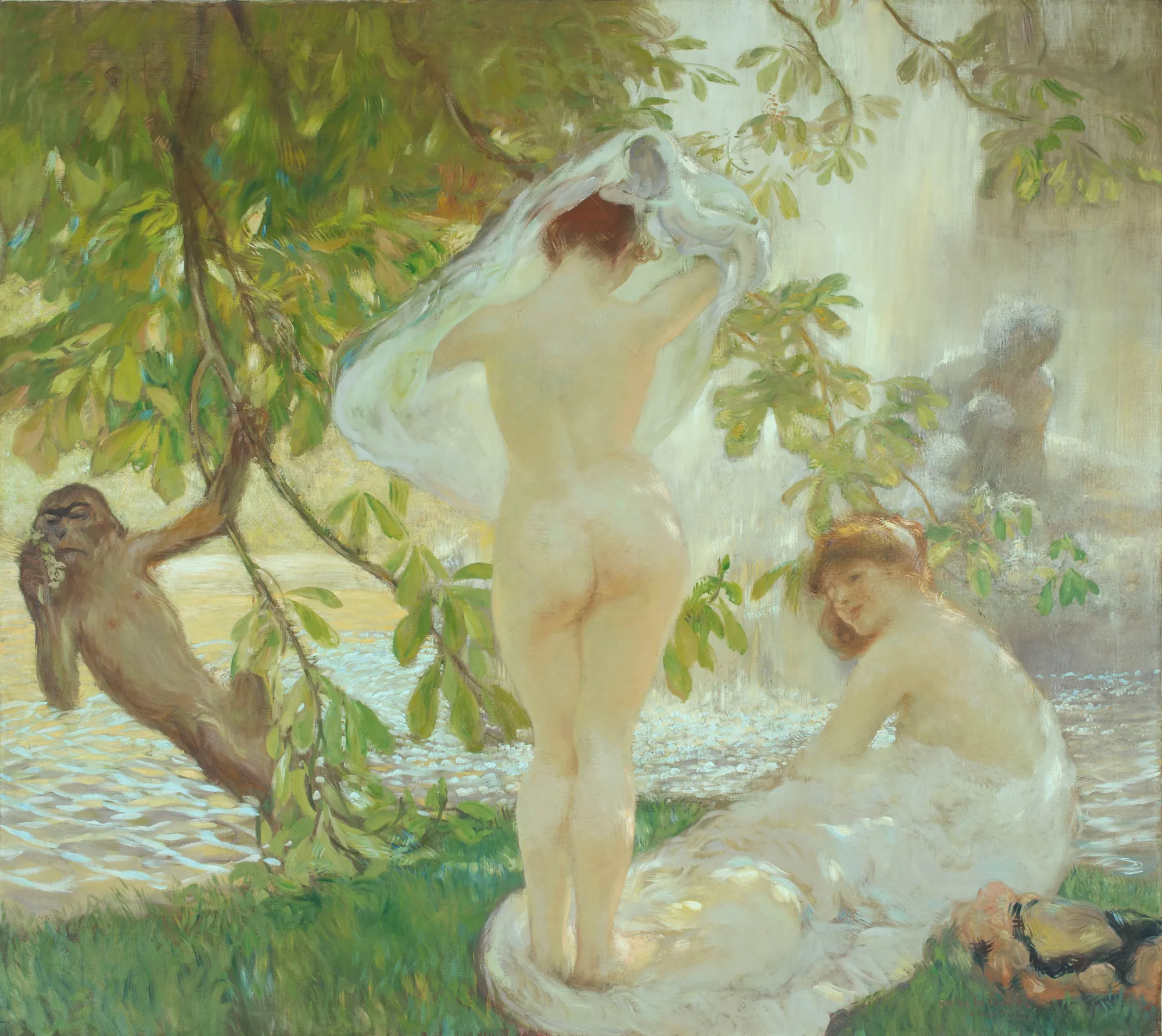 La chemise enlevée (Baigneuses)