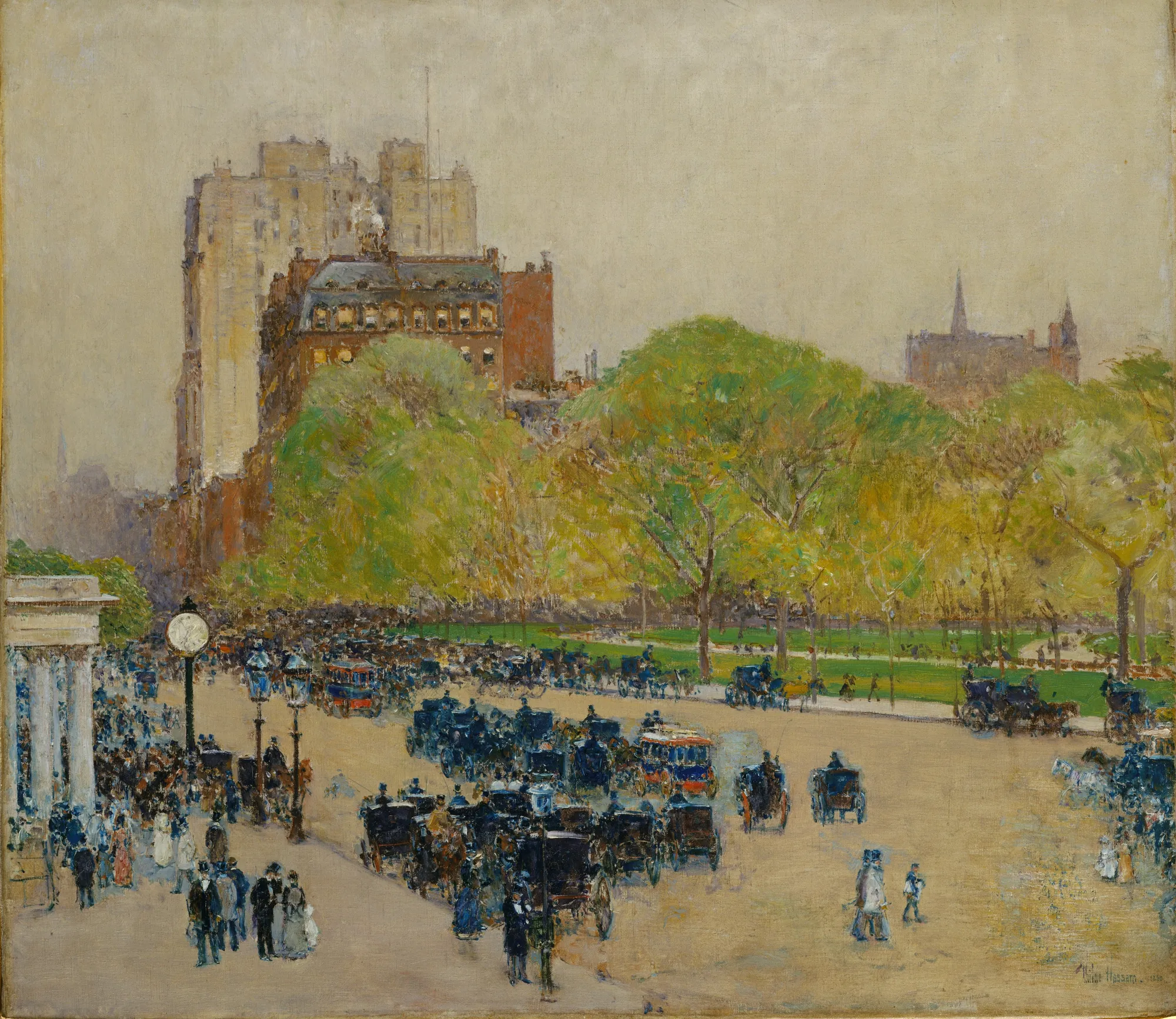 Spring Morning in the Heart of the City