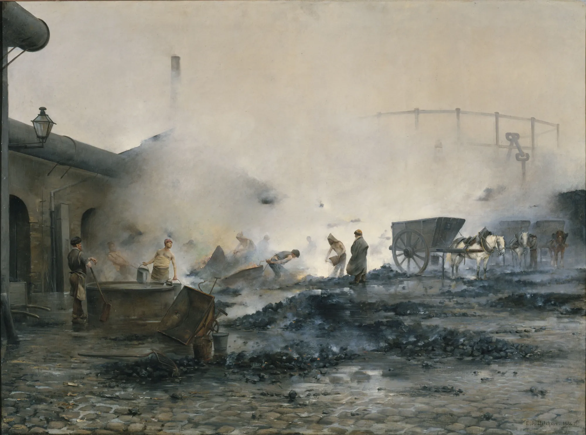 L'usine à gaz de Courcelles