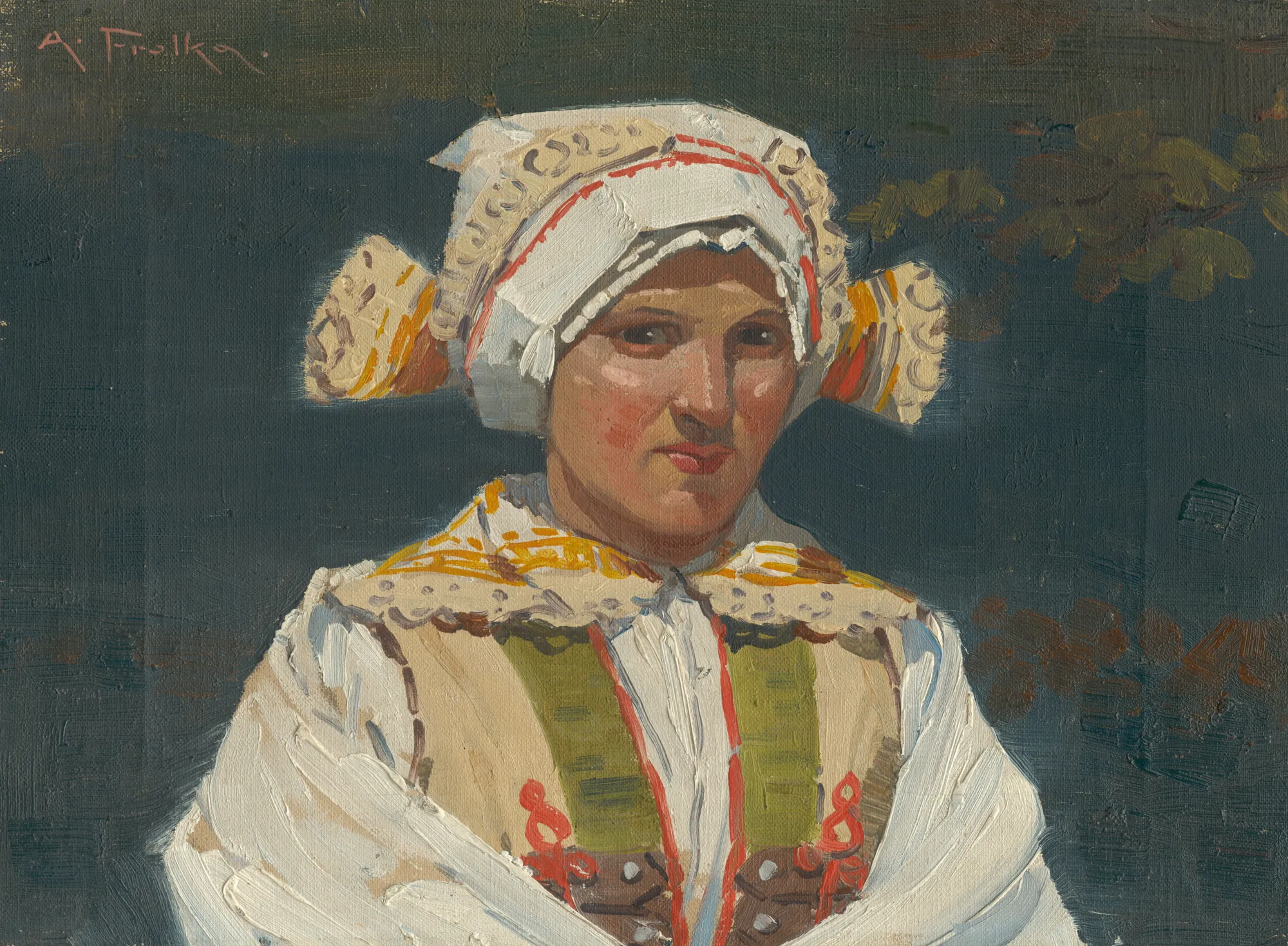 Girl in Folk Costume (Dievča v kroji)