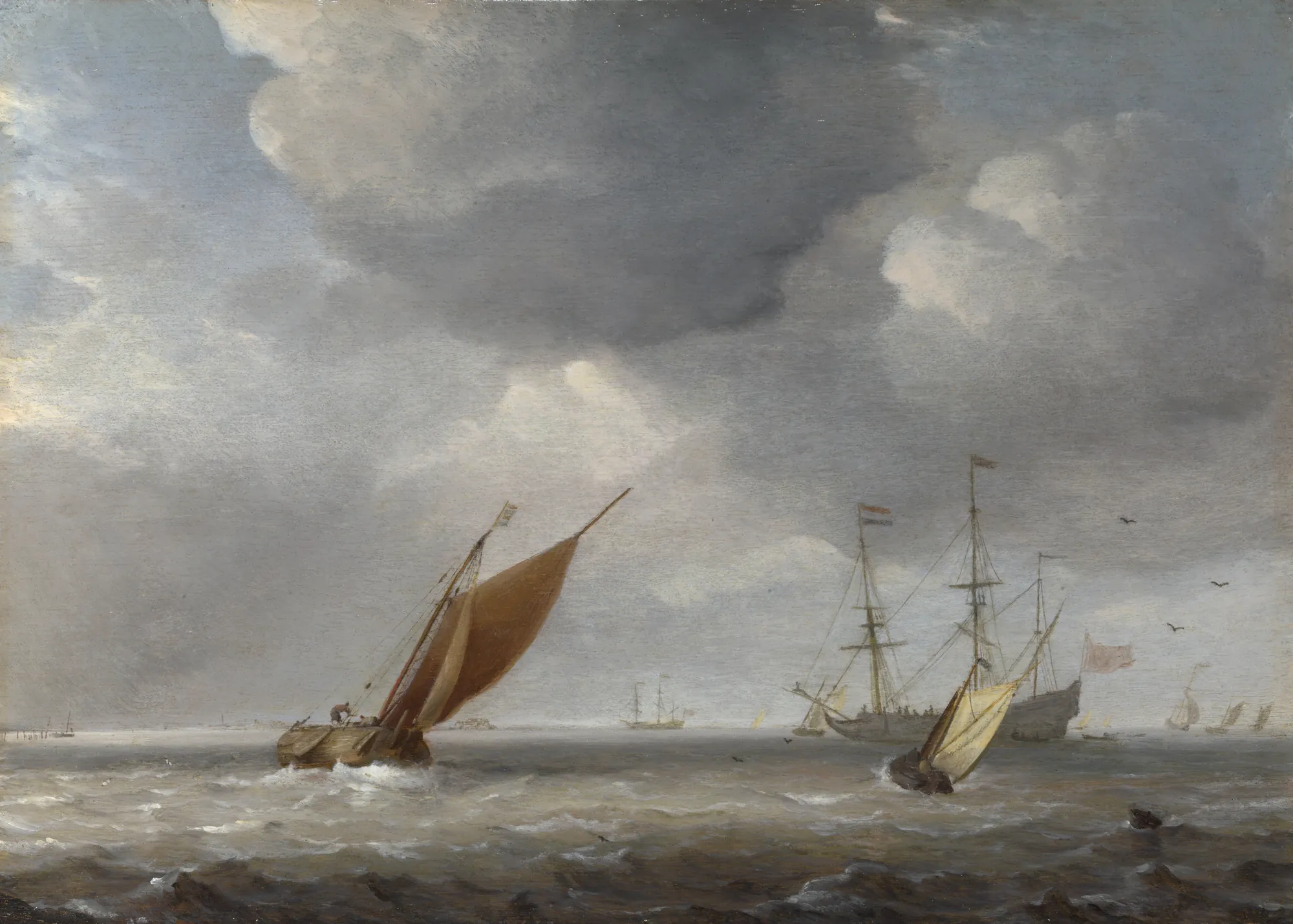 Small Dutch Vessels in a Breeze