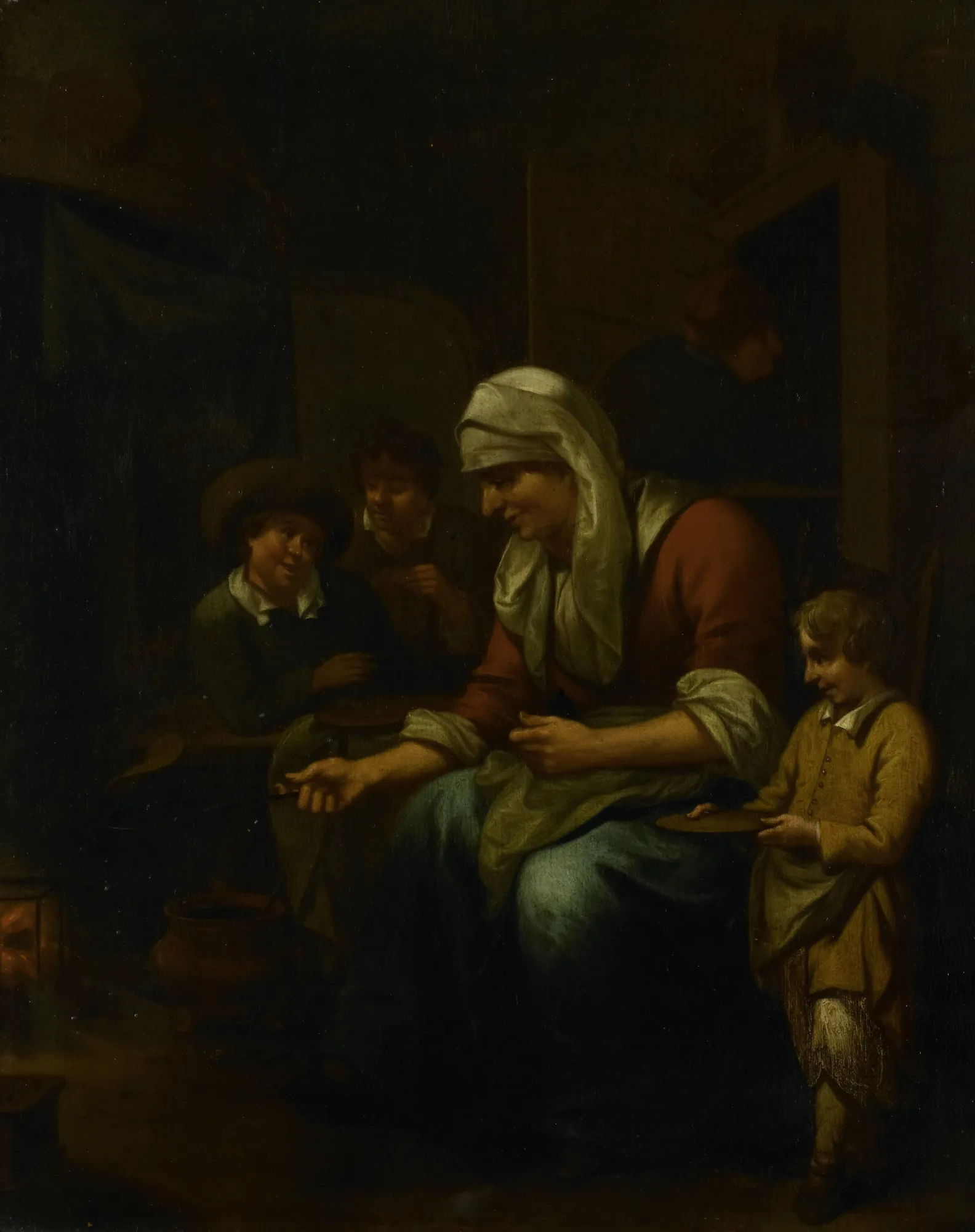 Woman Making Pancakes