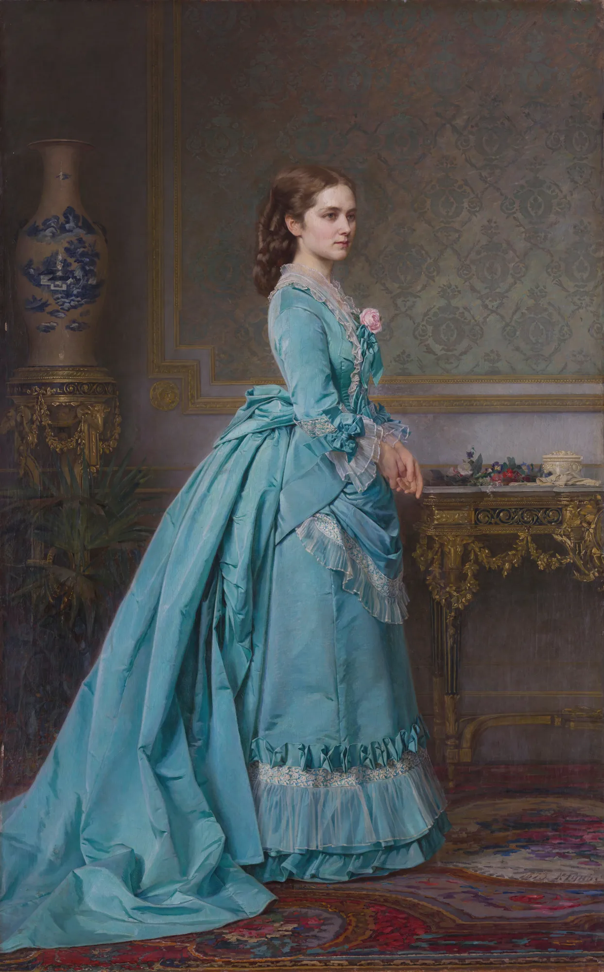 Portrait of a Lady in Blue