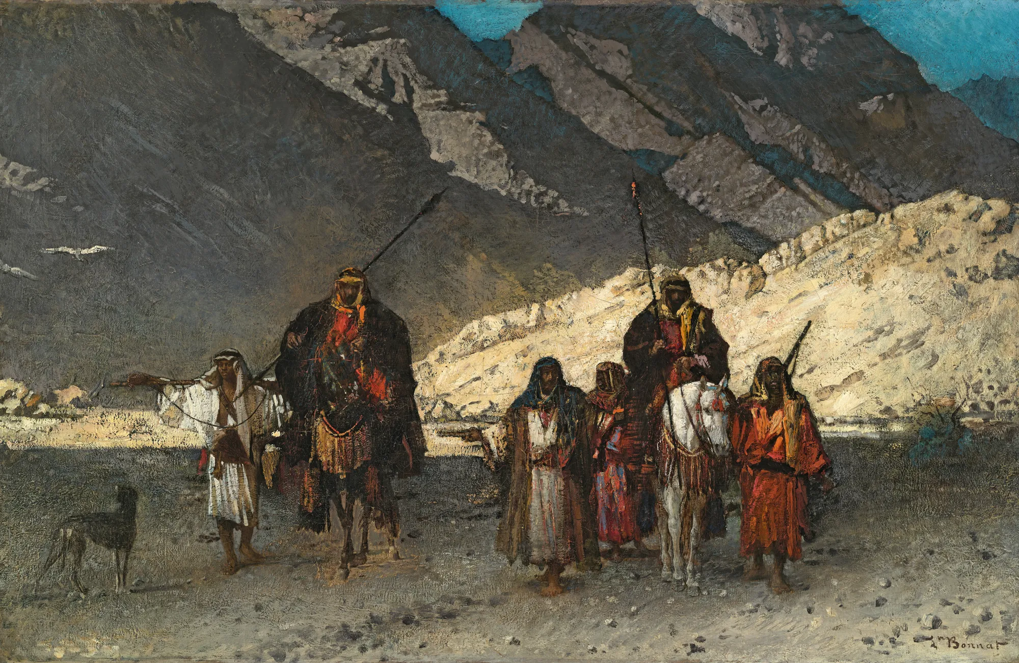 Arabian Sheikhs in the Mountains