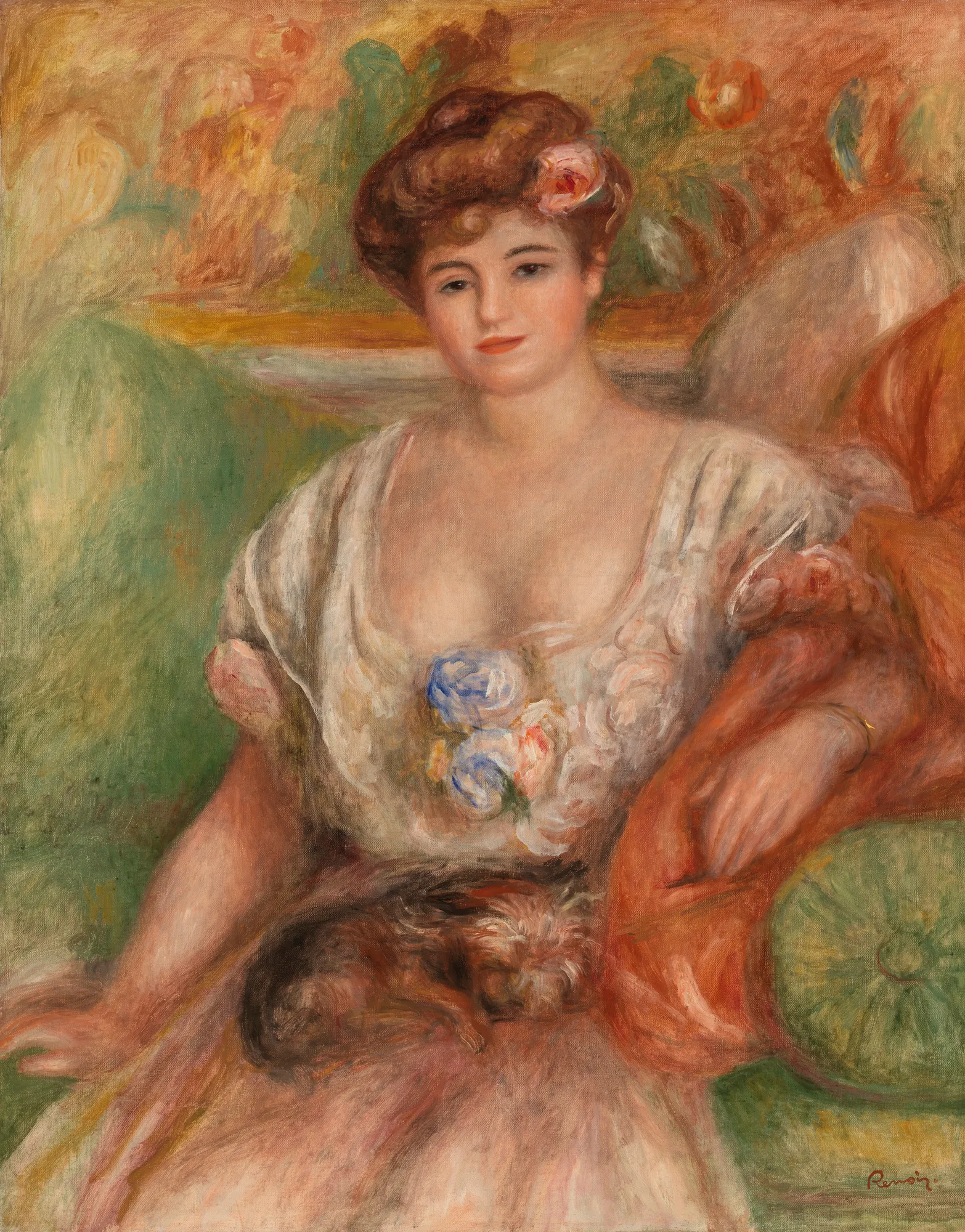 Portrait of Misia Sert (Jeune femme au griffon)