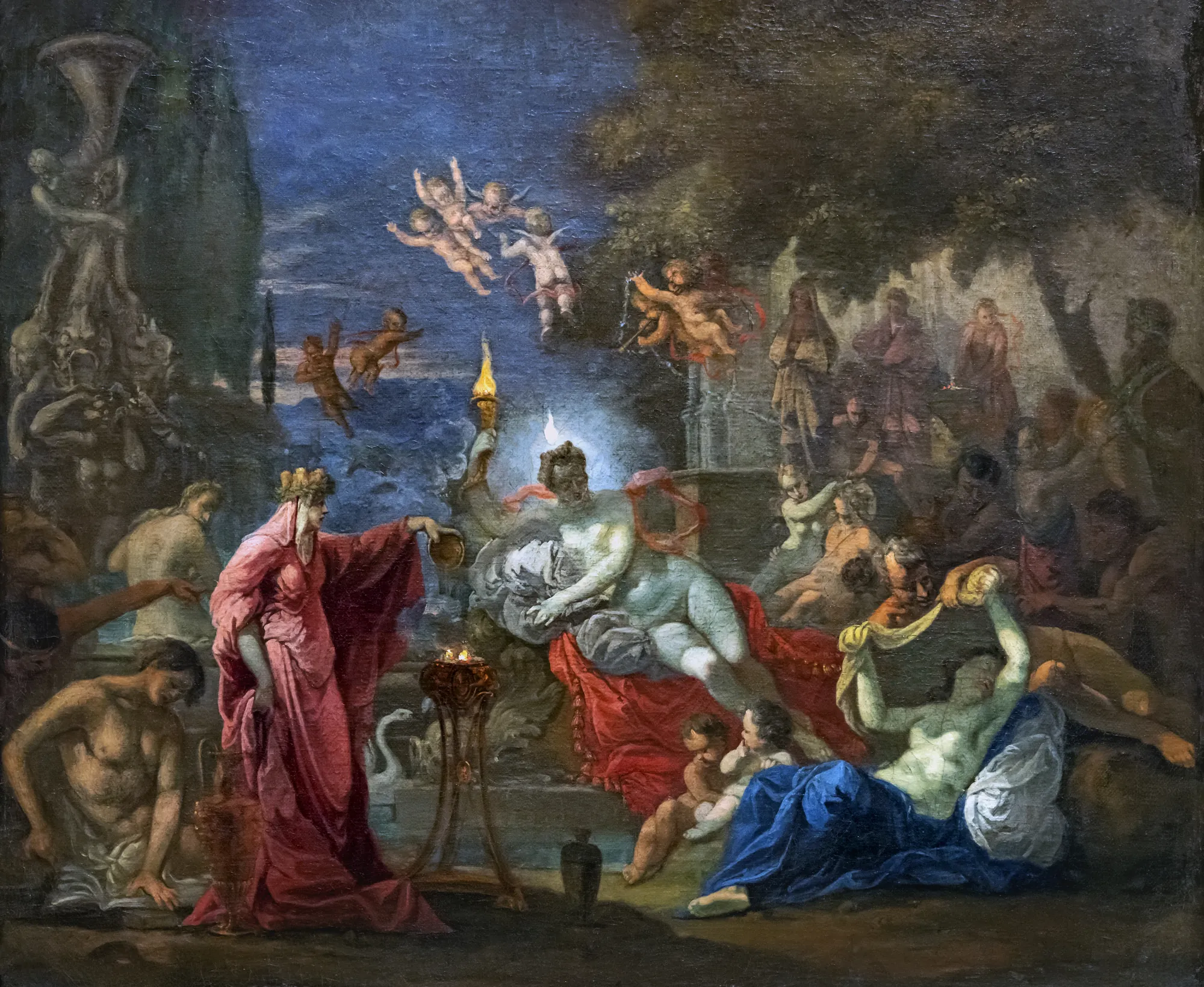 Le rajeunissement des nourrices de Bacchus