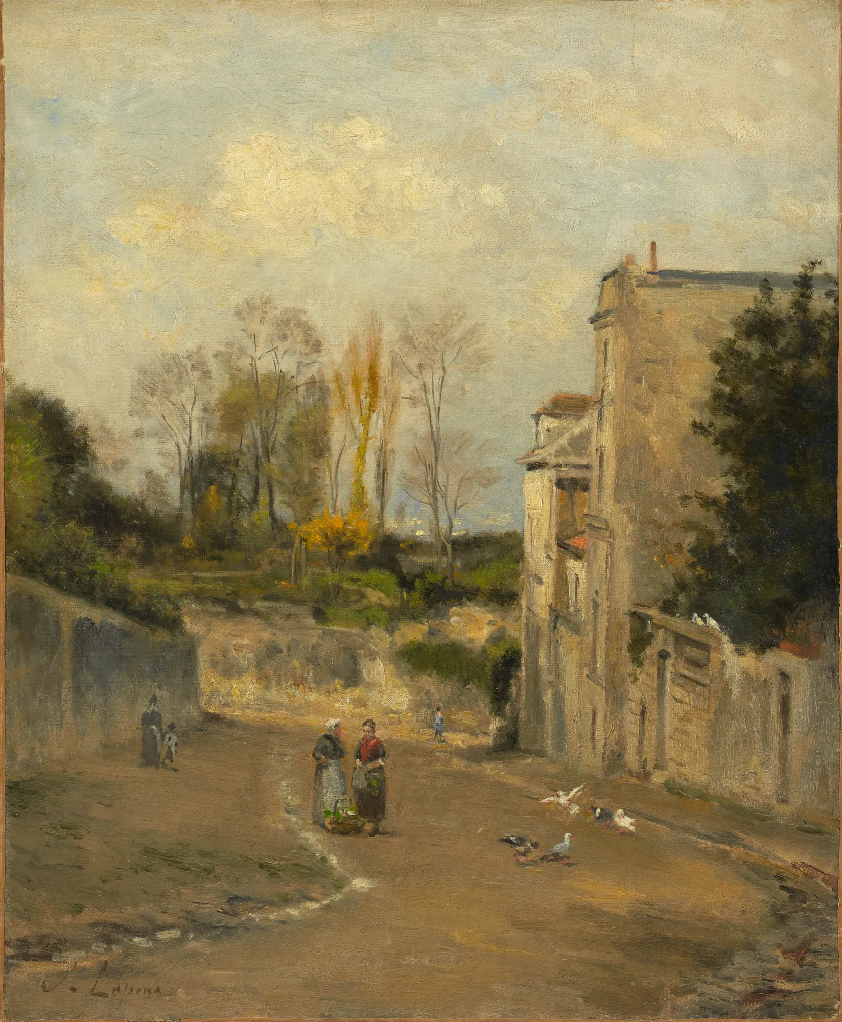 Montmartre, the rue Cortot