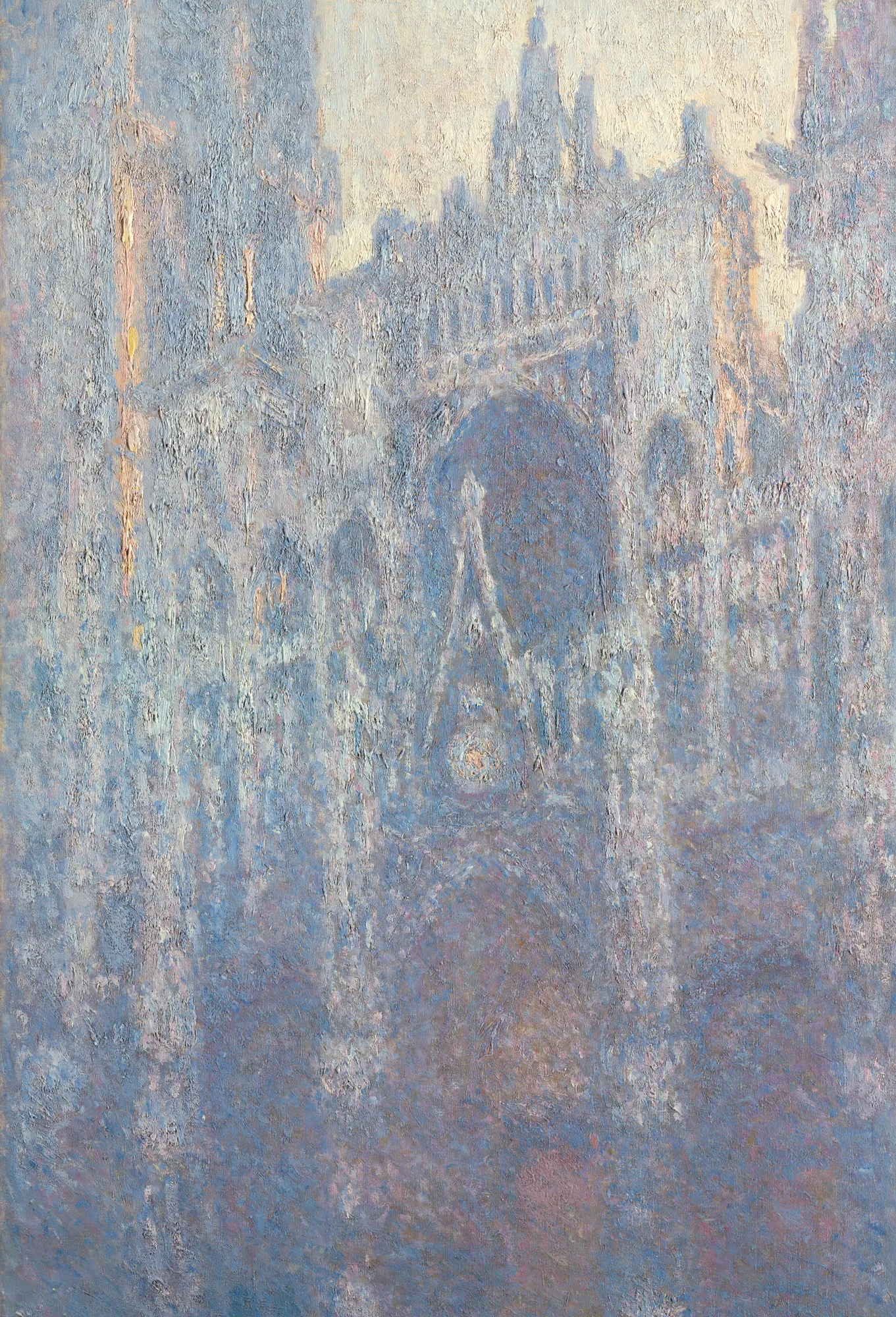 Rouen Cathedral, Portal, Morning Light