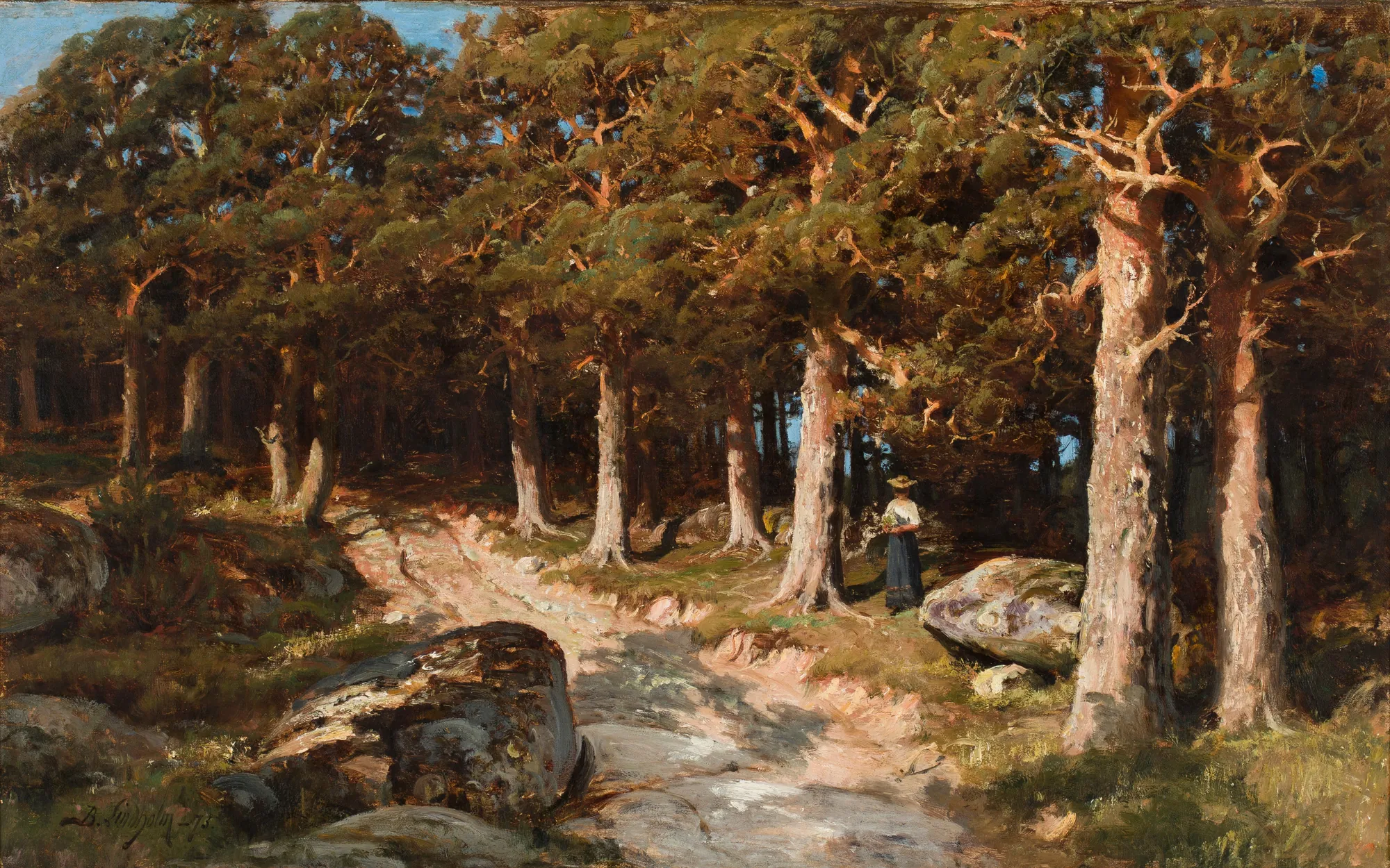 Woman in the Woods