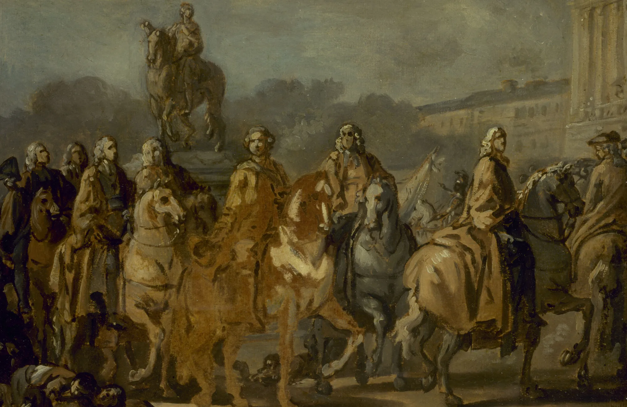 Inauguration of the Statue of Louis XV