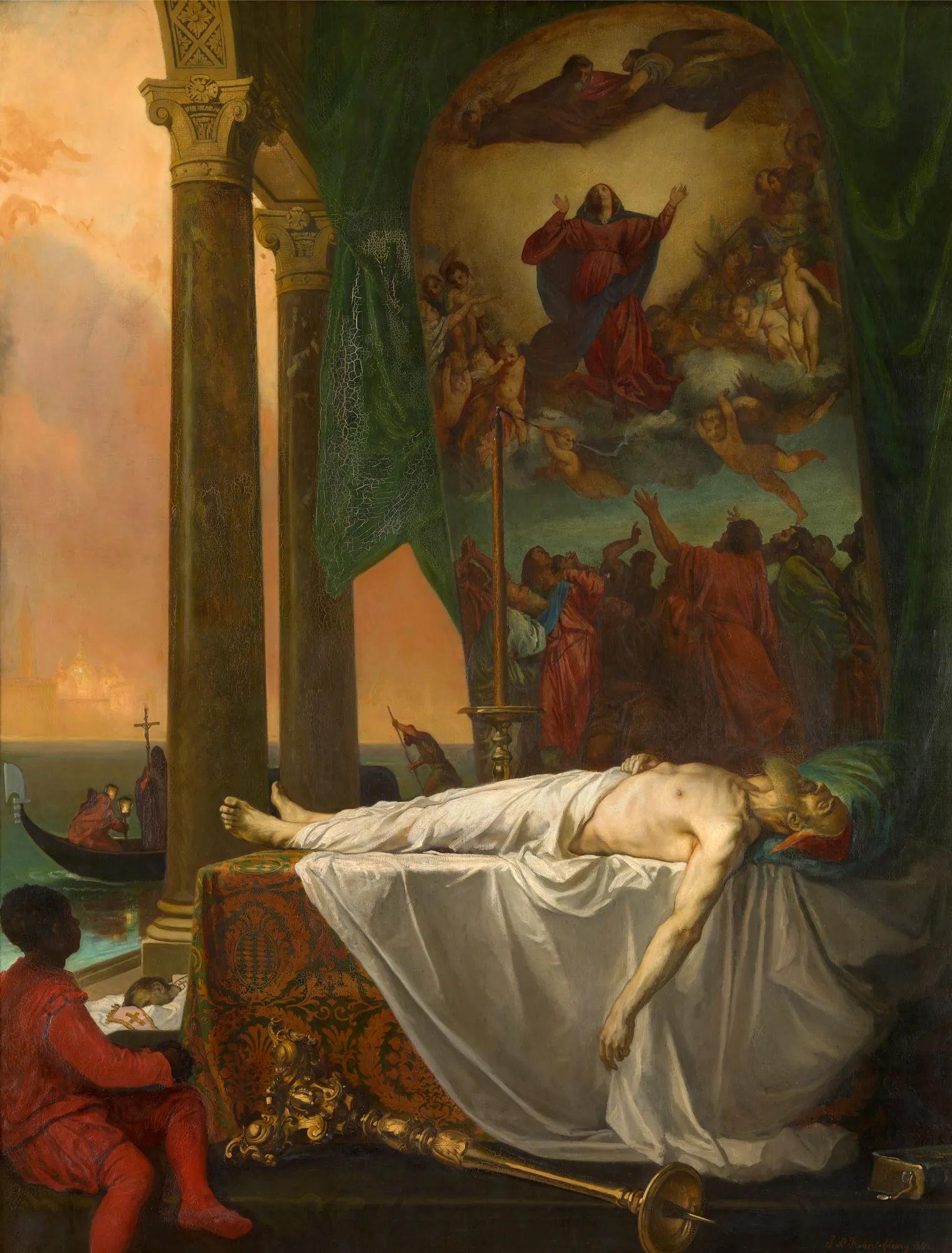 Titian Lying in State at the Palazzo Barbarigo