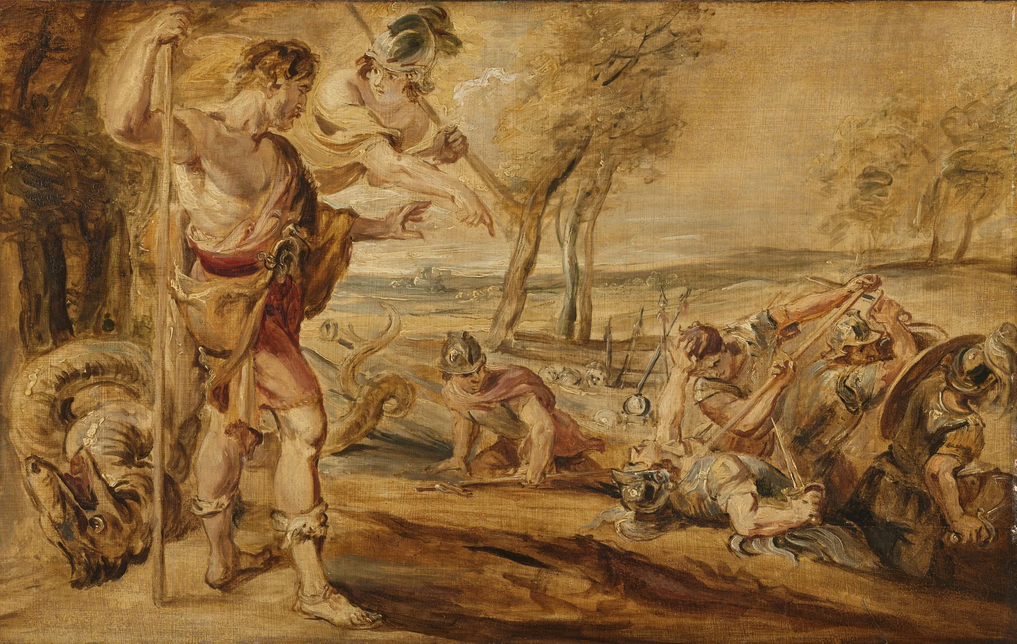 Cadmus Sowing Dragon's Teeth