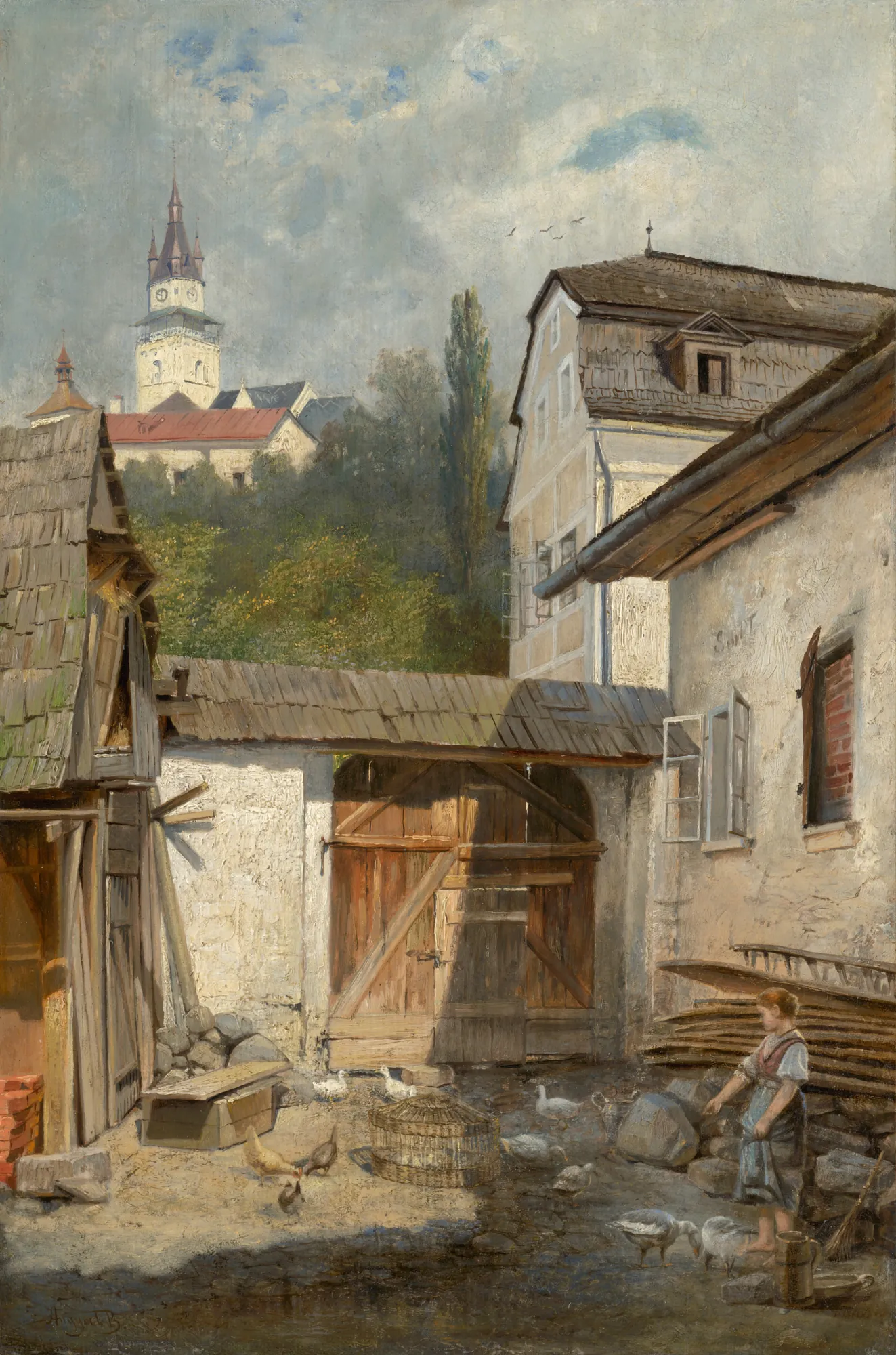 Courtyard in Kremnica
