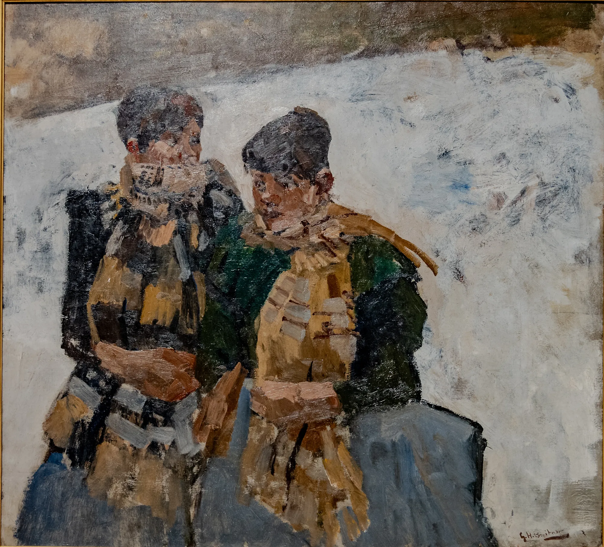 Girls in the Snow