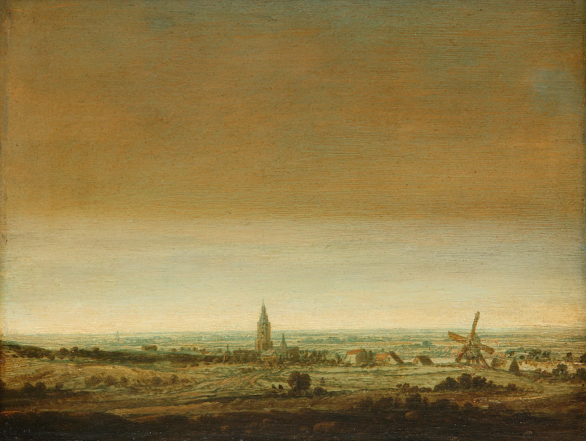 Landscape with a City on a River