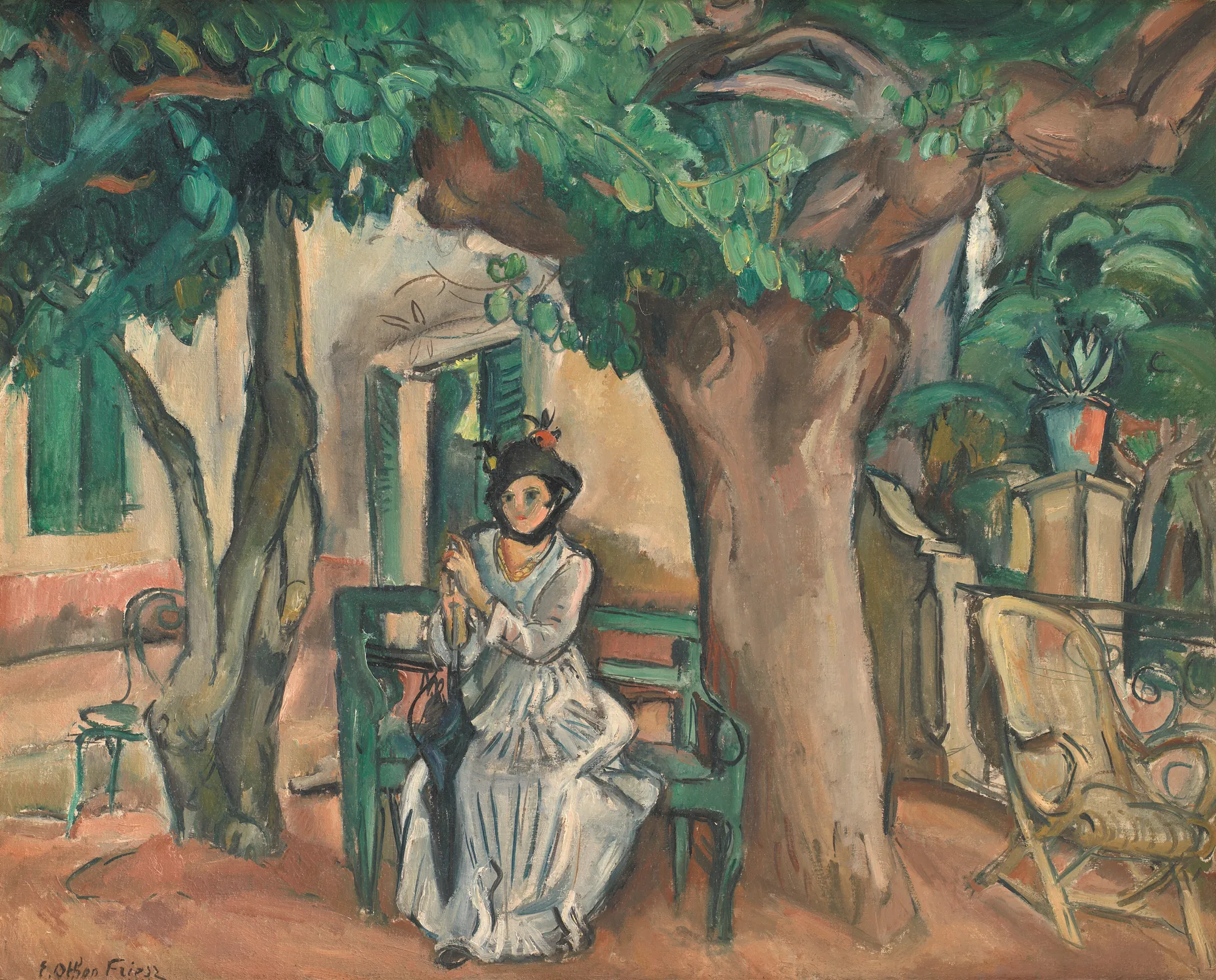 The Lady on the Terrace