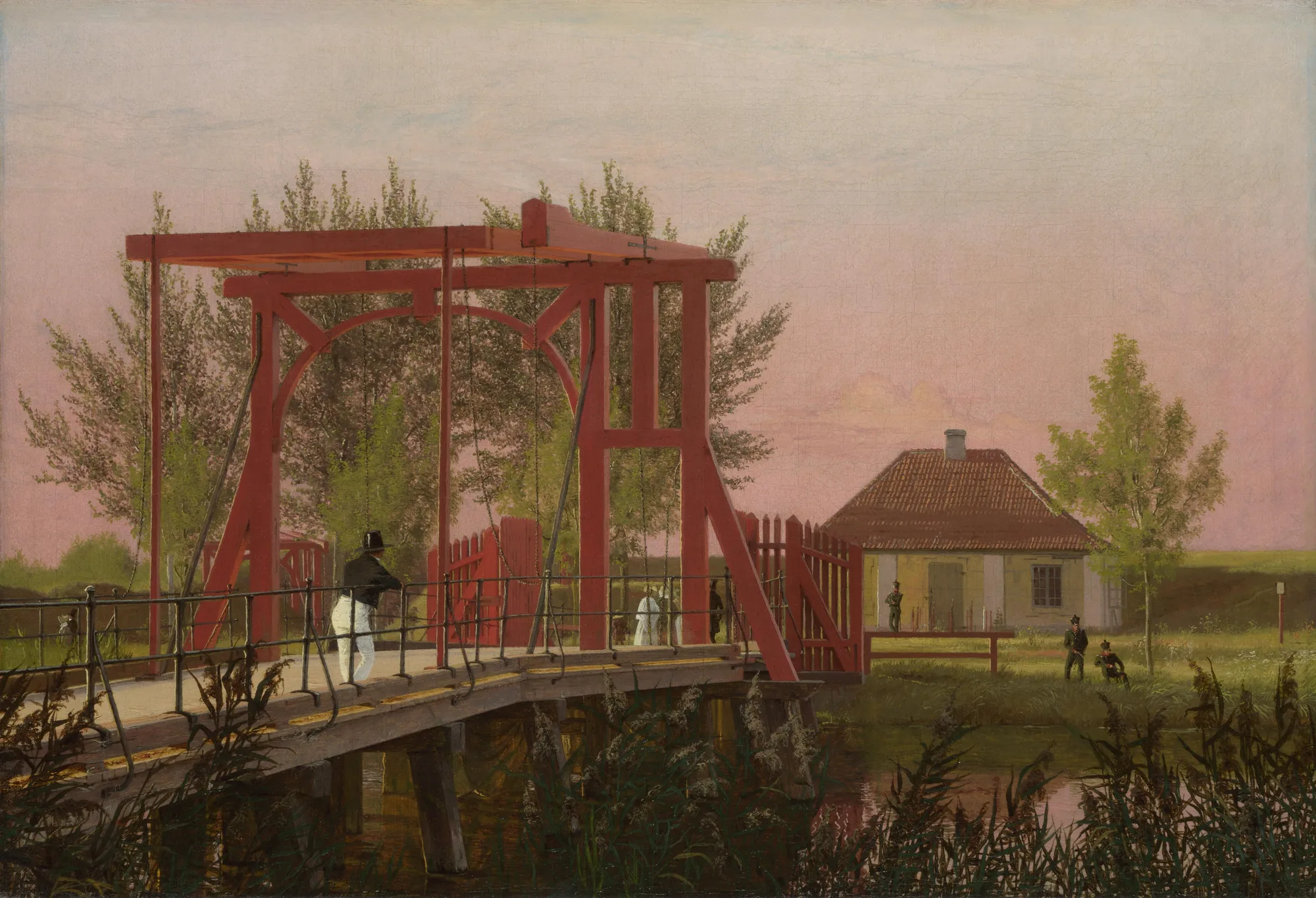 The Northern Drawbridge to the Citadel in Copenhagen